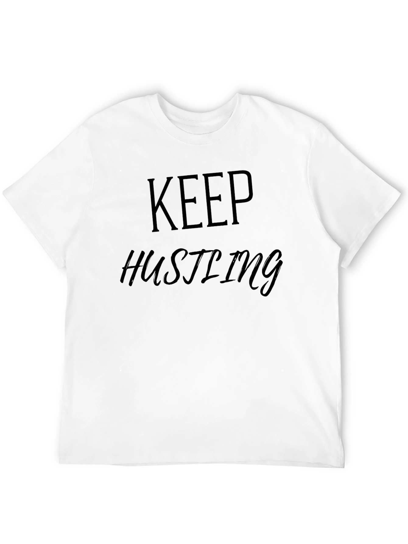 Keep Hustling Black T-Shirt