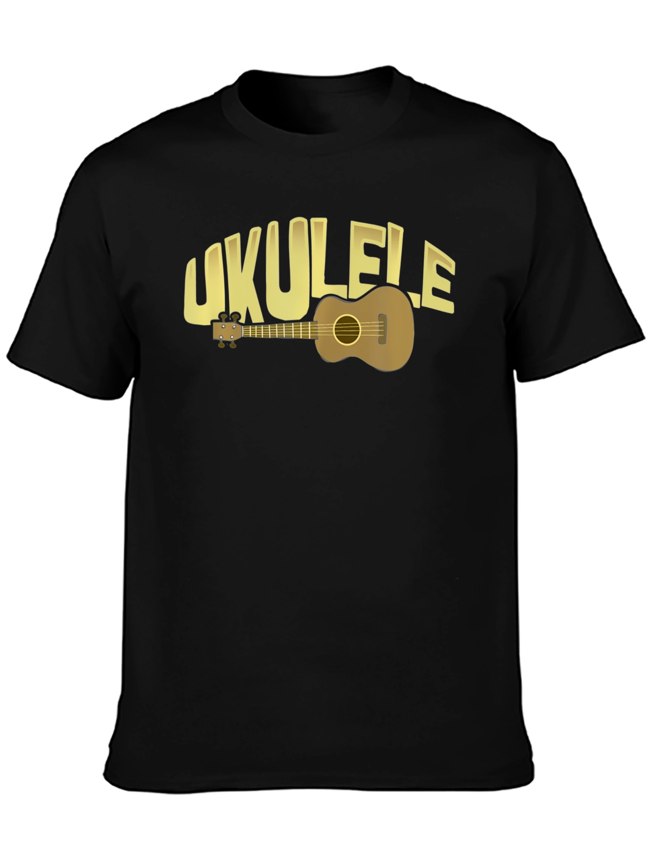 Ukulele Graphic T-Shirt - Music Lover Tee