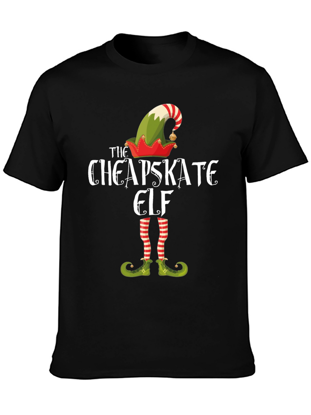 Cheapskate Elf Graphic T-Shirt