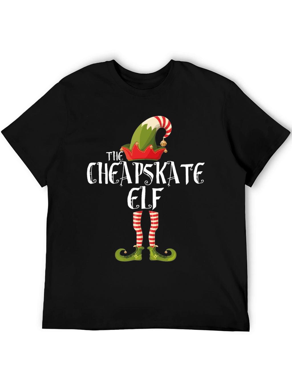 Cheapskate Elf Graphic T-Shirt