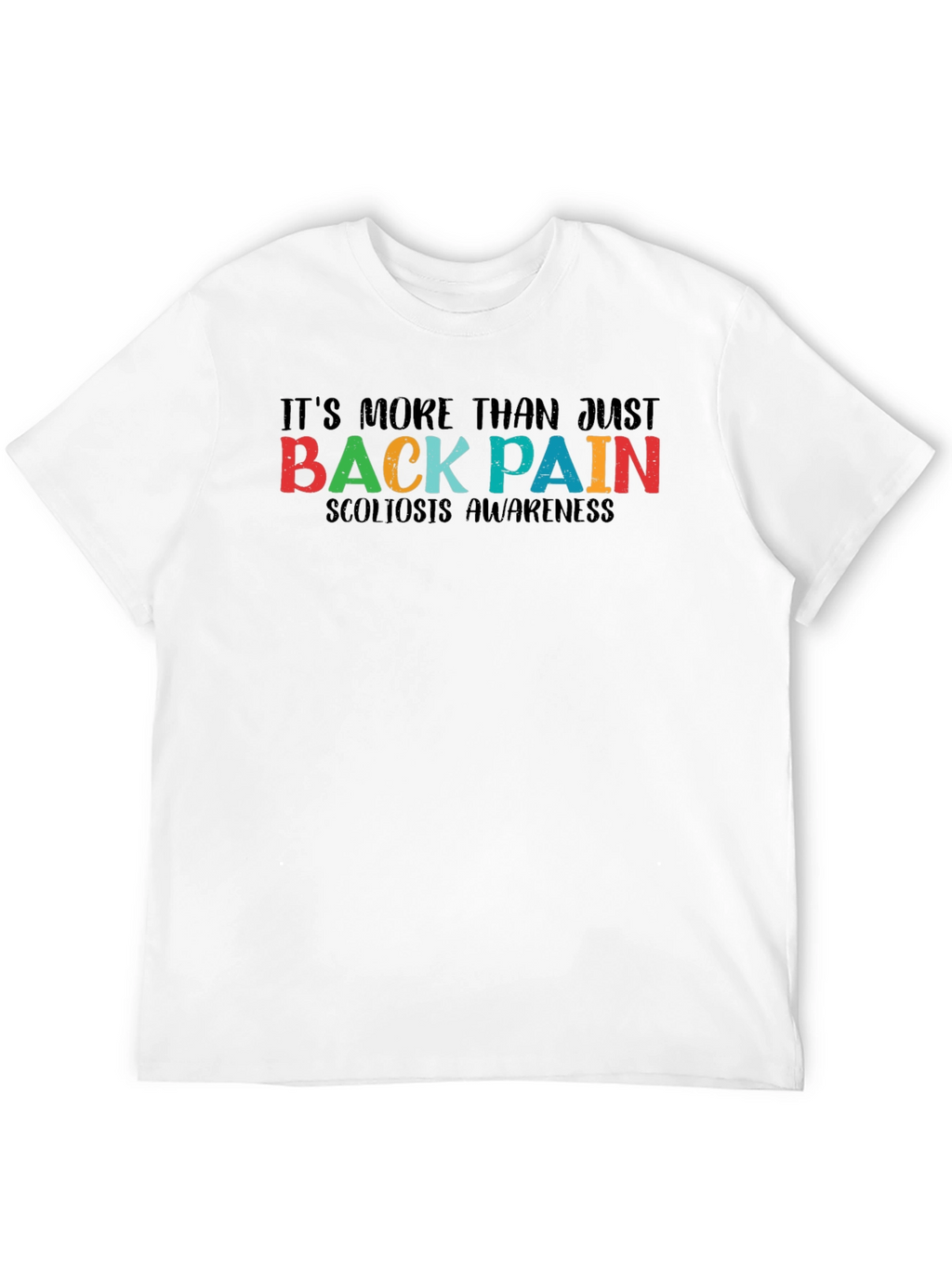 Scoliosis Awareness Black Tee