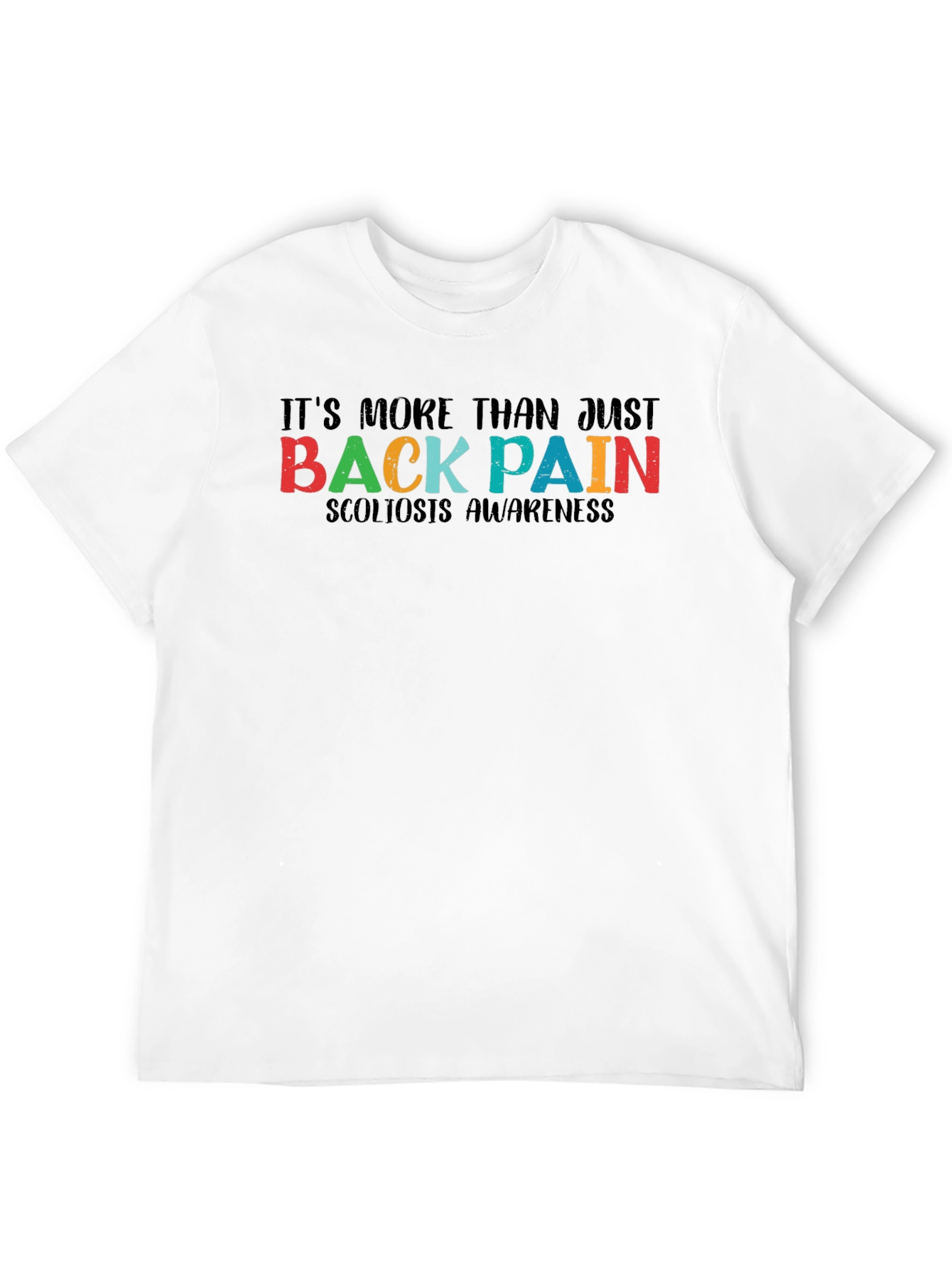 Scoliosis Awareness Black Tee