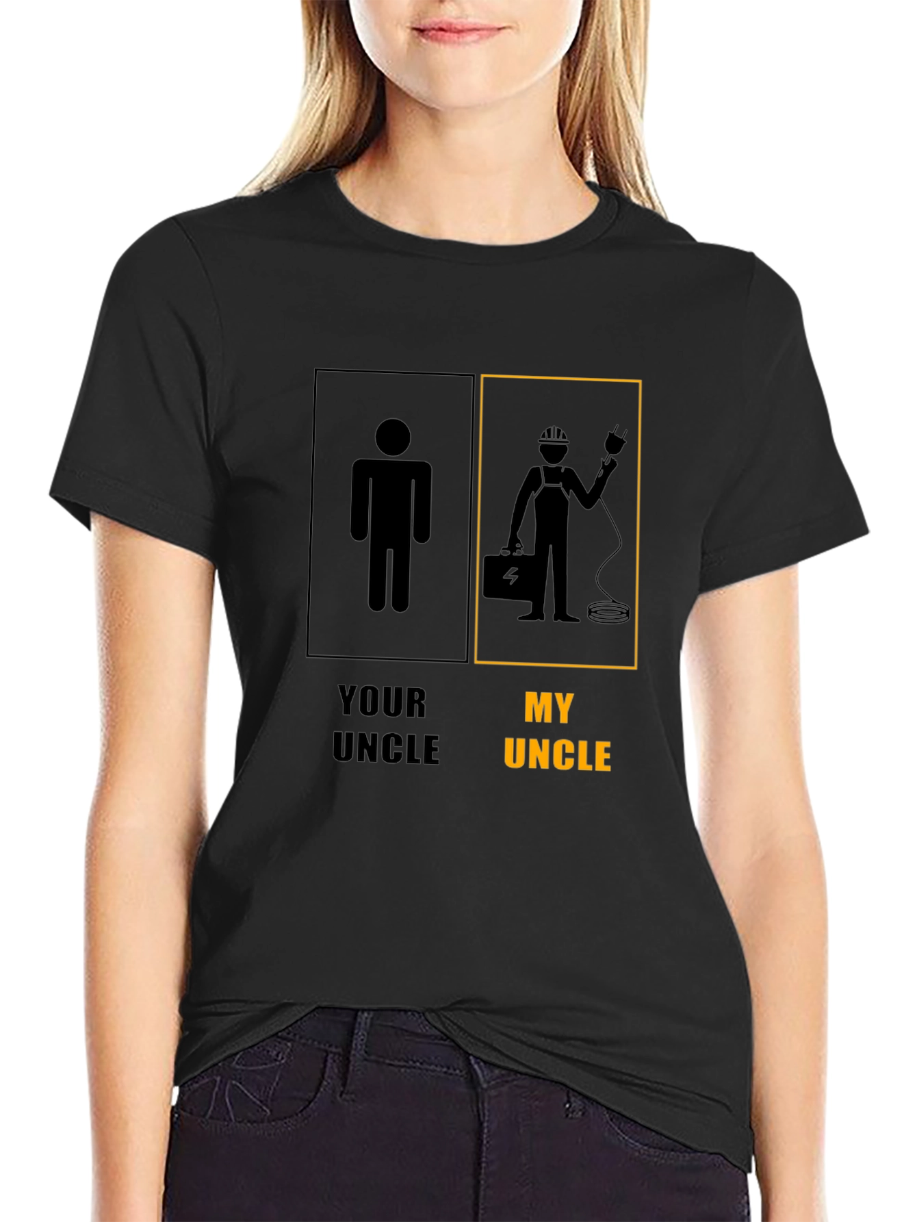 Funny Electrician Uncle T-Shirt