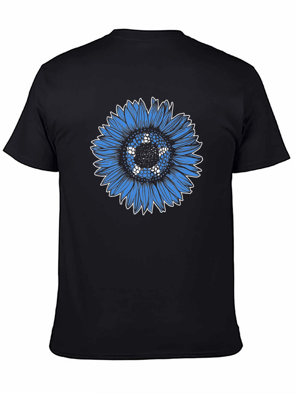 Blue Sunflower Graphic Tee