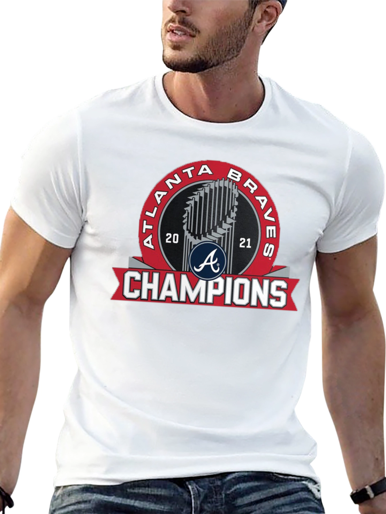 Atlanta Braves 2021 Champions Black T-Shirt