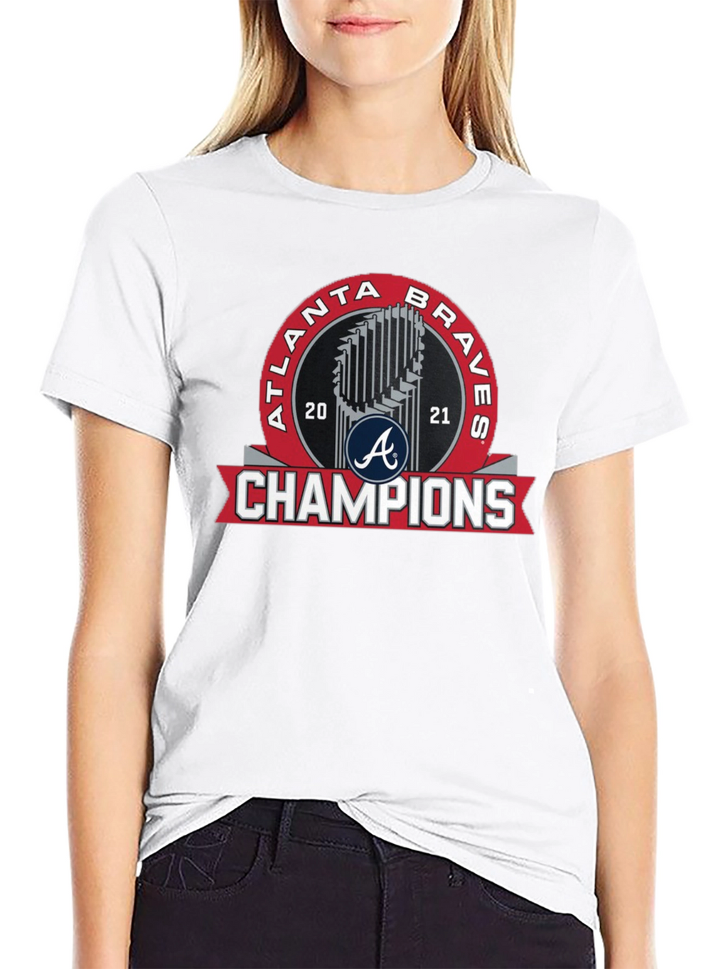 Atlanta Braves 2021 Champions Black T-Shirt