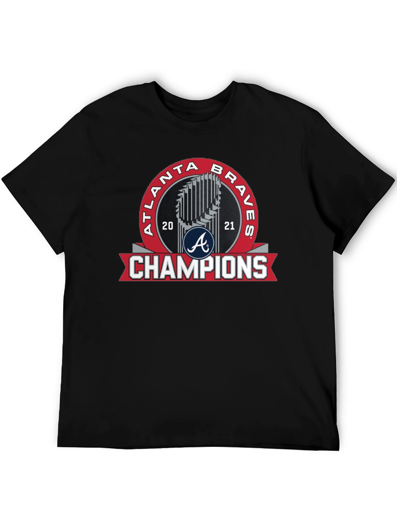 Atlanta Braves 2021 Champions Black T-Shirt