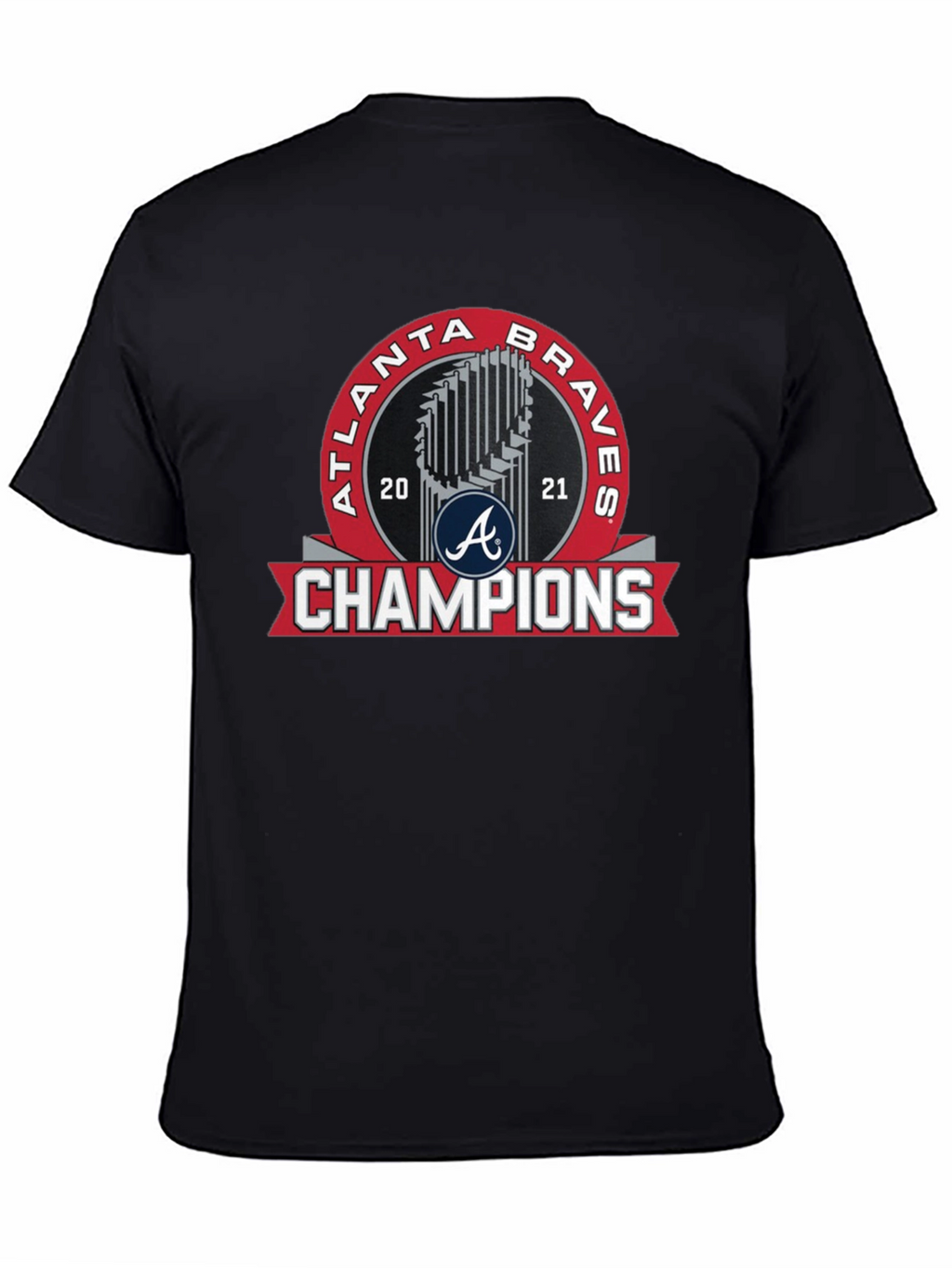 Atlanta Braves 2021 Champions Black T-Shirt