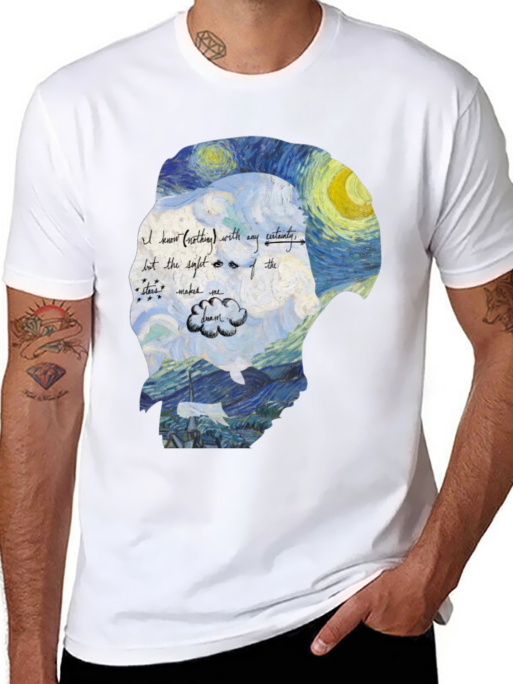 Starry Night Silhouette Tee