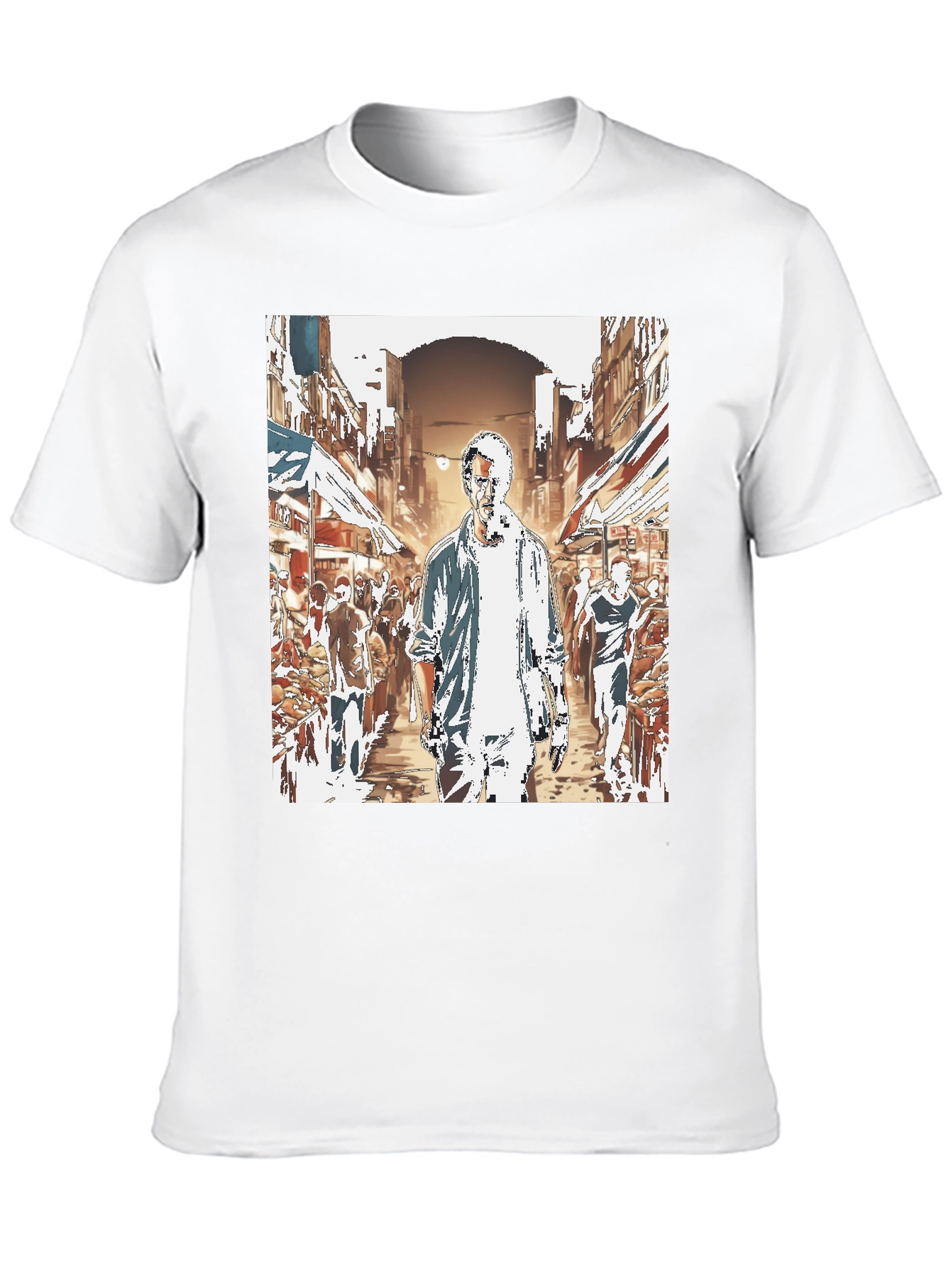 Urban Street Scene T-Shirt