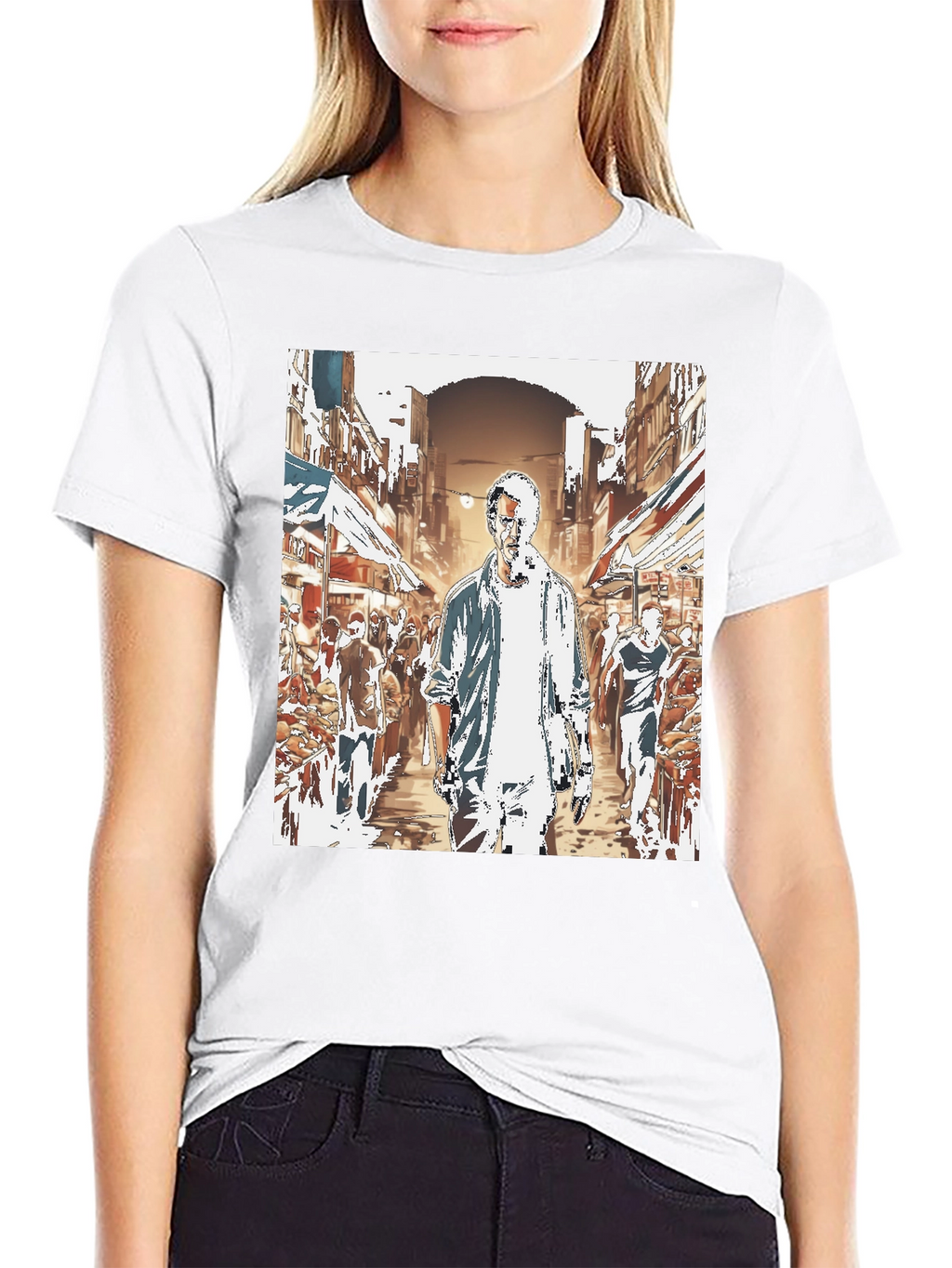Urban Street Scene T-Shirt