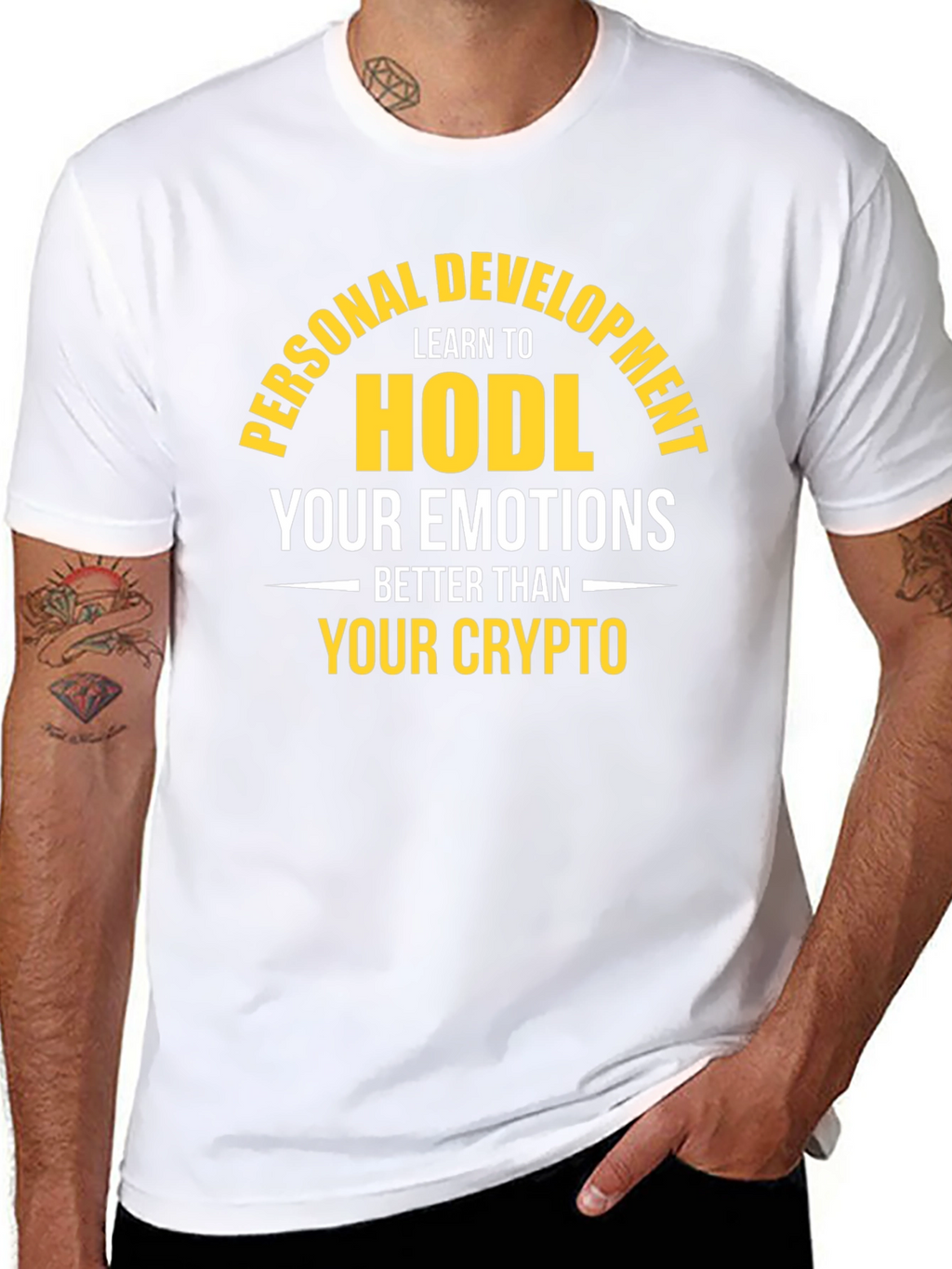 HODL Your Emotions T-Shirt - Crypto Investing Motivation