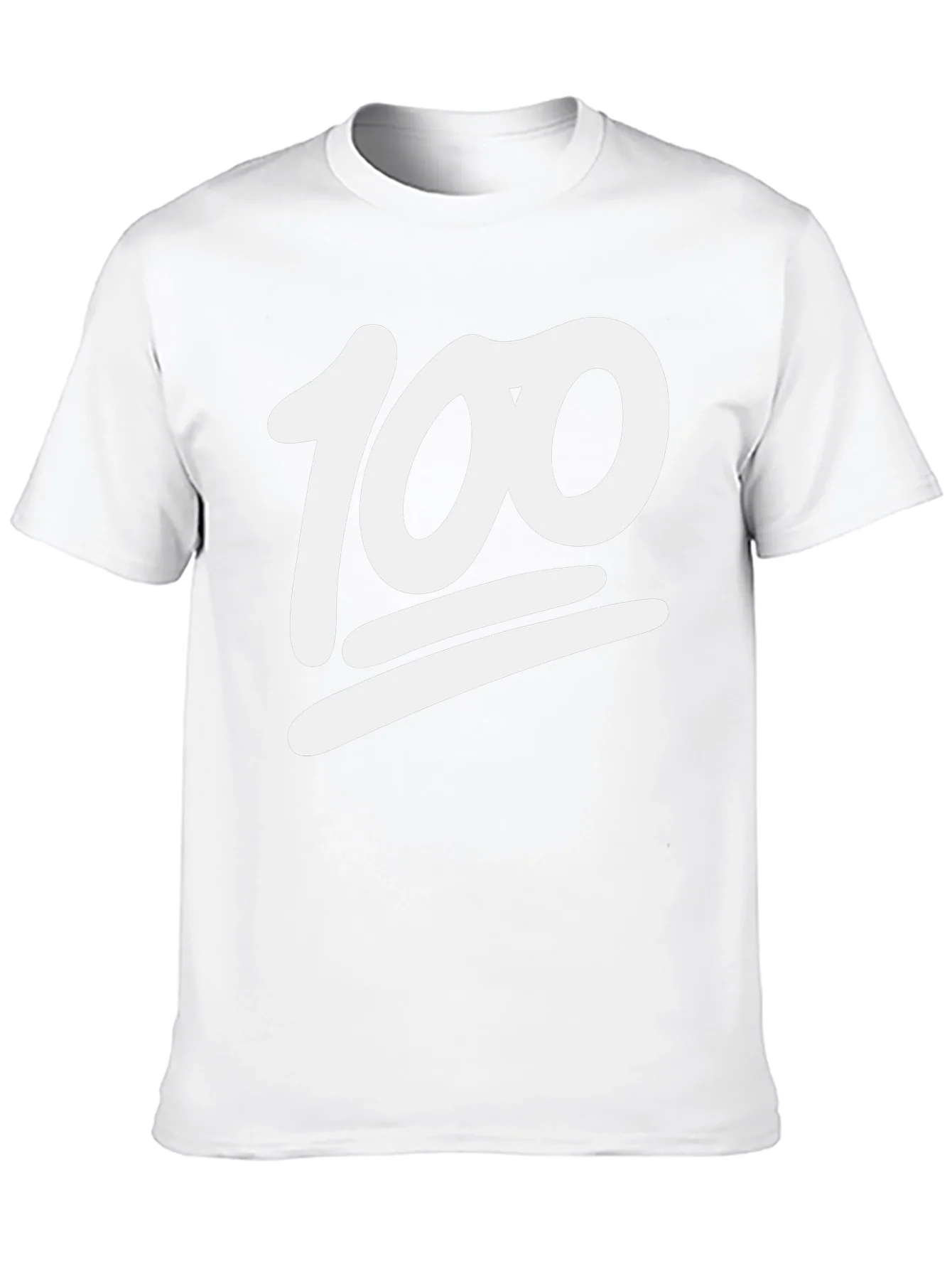 100 Emoji Graphic Tee - Black Cotton T-Shirt