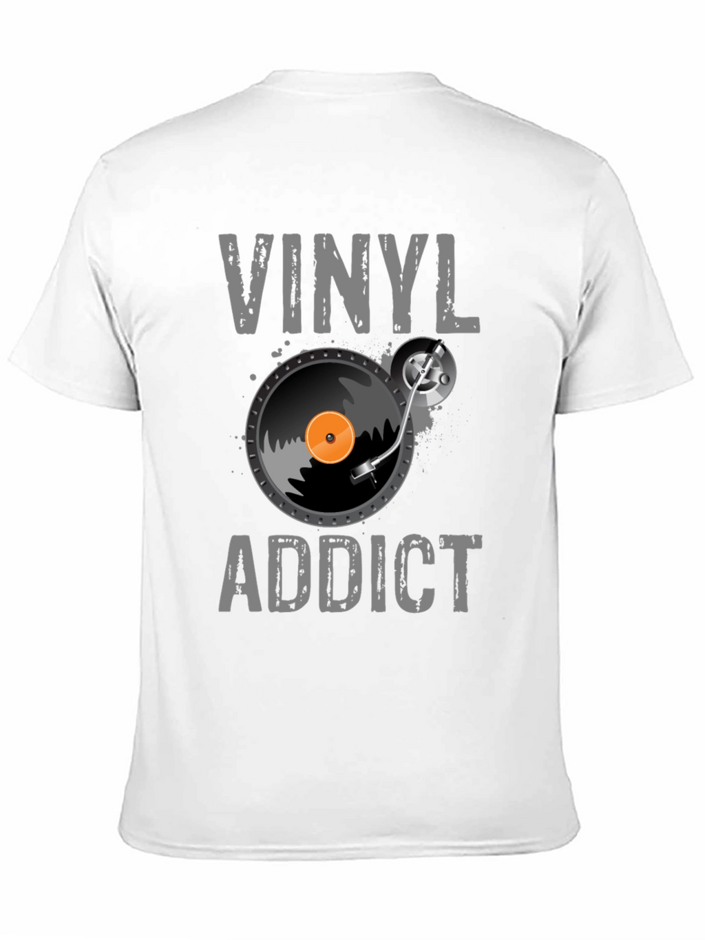 Vinyl Addict Graphic T-Shirt - Music Lover Tee