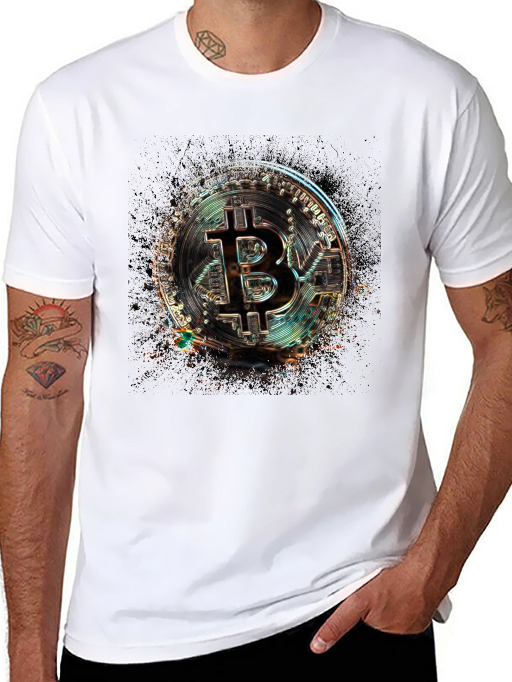 Bitcoin Graphic T-Shirt - Crypto Currency Tee