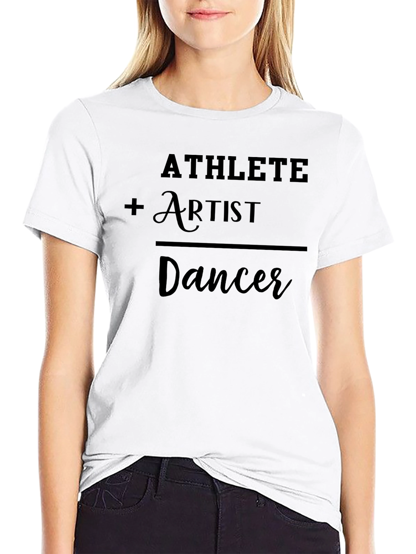 Athlete Artist Dancer Black Graphic Tee