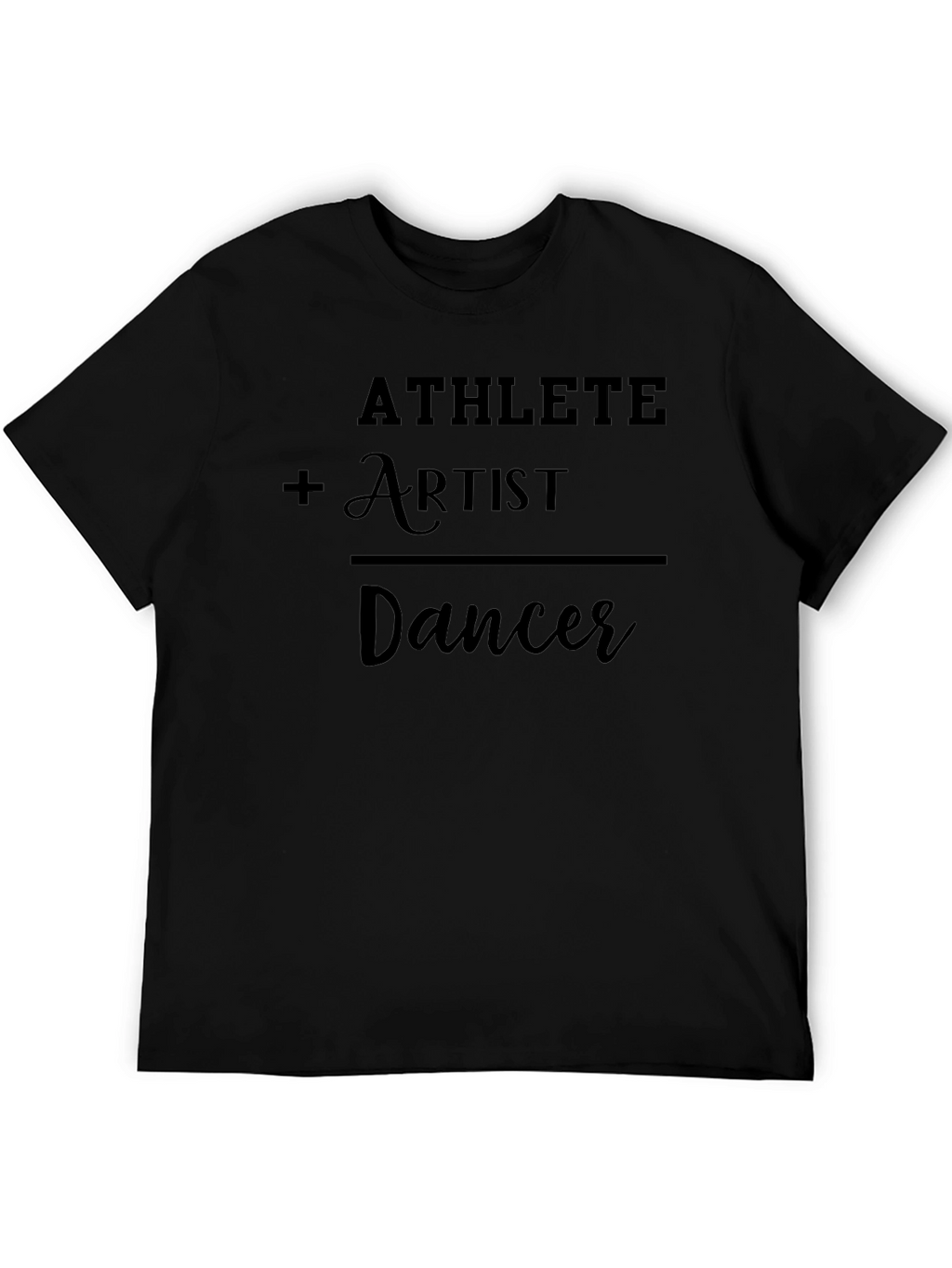 Athlete Artist Dancer Black Graphic Tee
