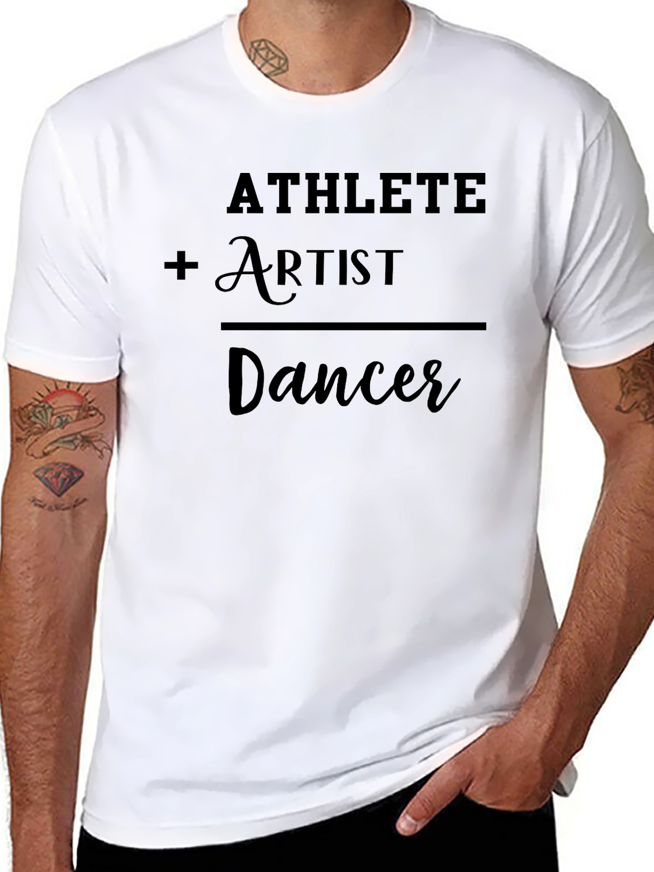 Athlete Artist Dancer Black Graphic Tee