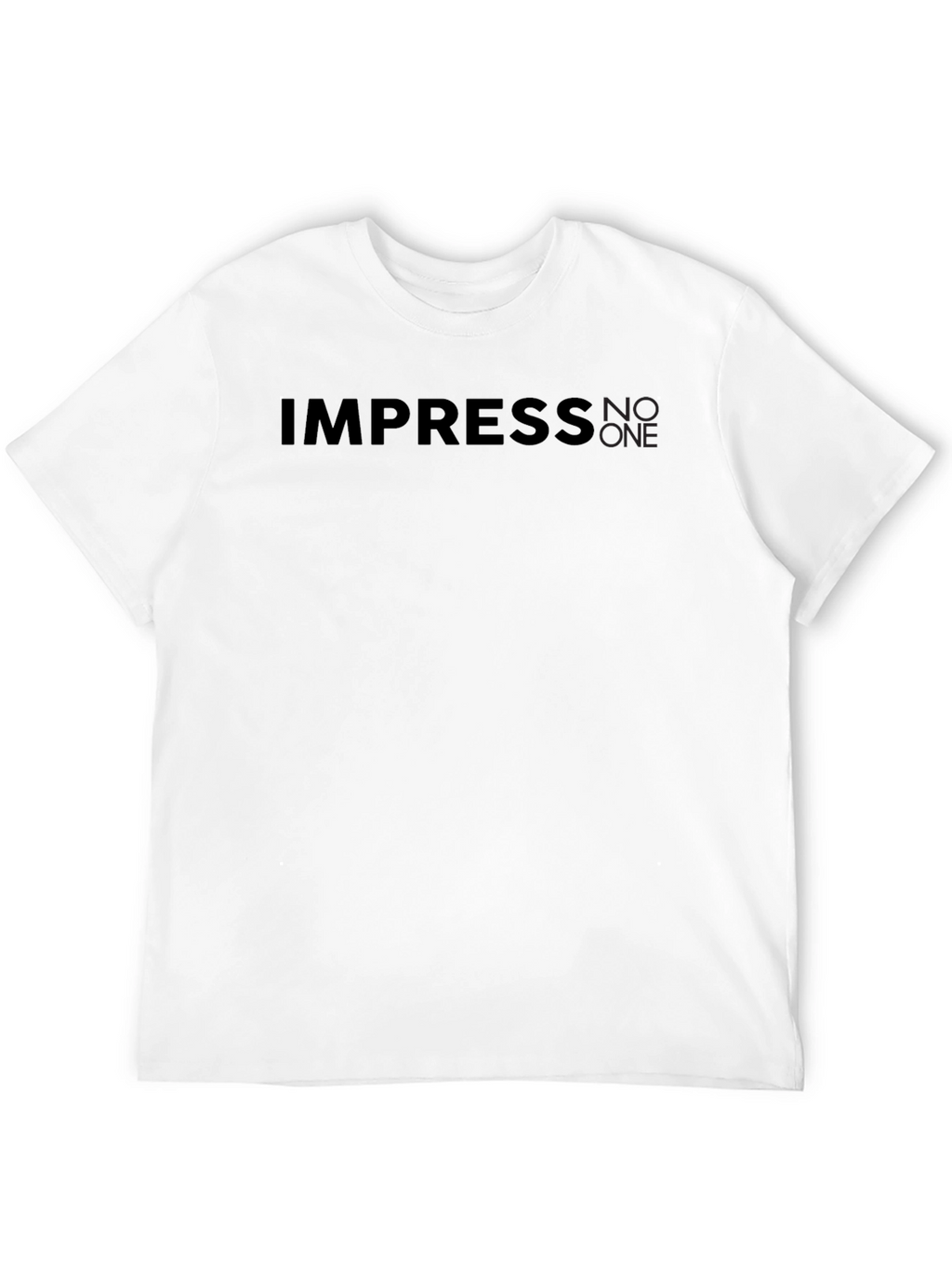 Impress No One Black T-Shirt