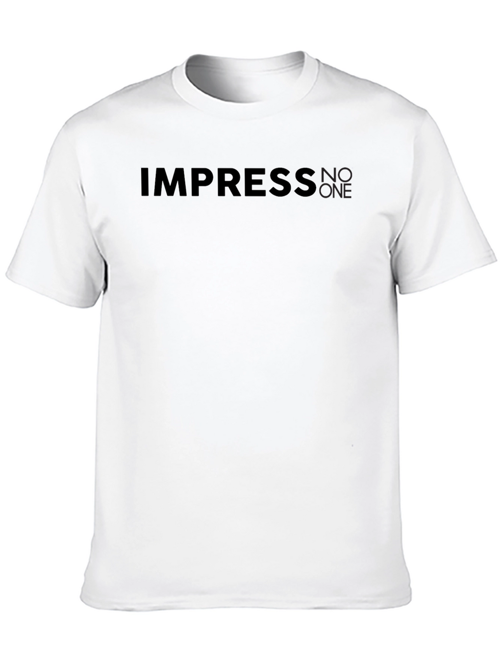 Impress No One Black T-Shirt