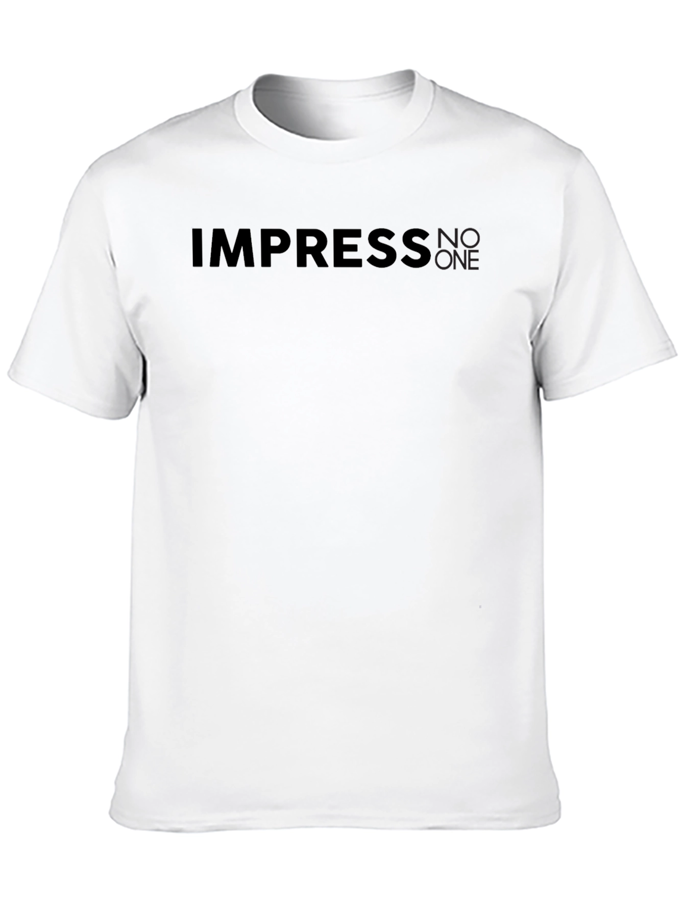 Impress No One Black T-Shirt