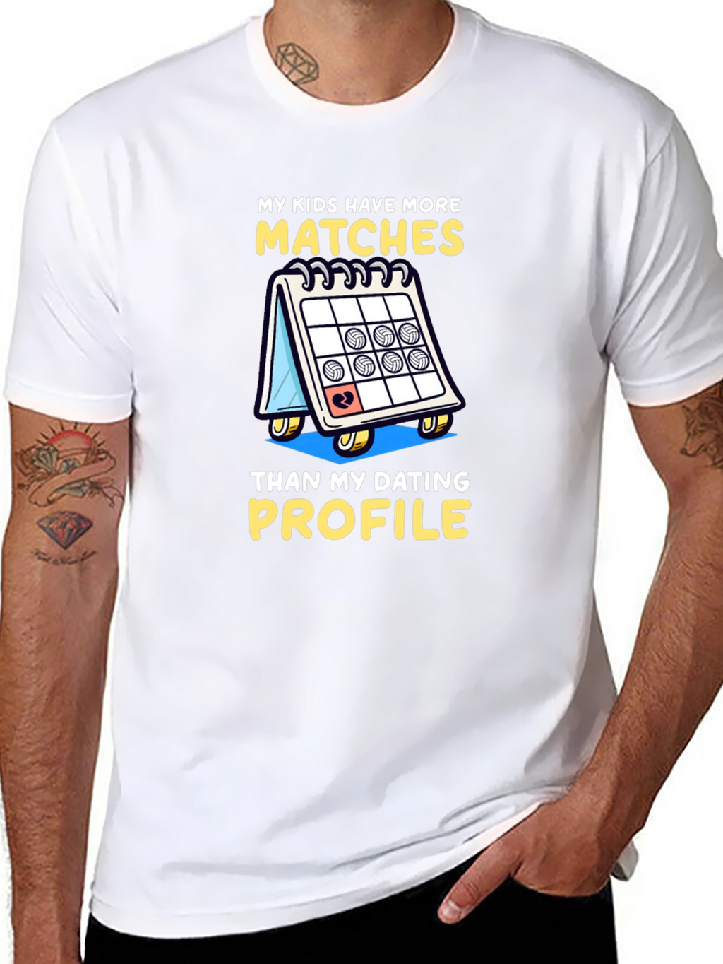 Funny Volleyball Dad T-Shirt - More Matches