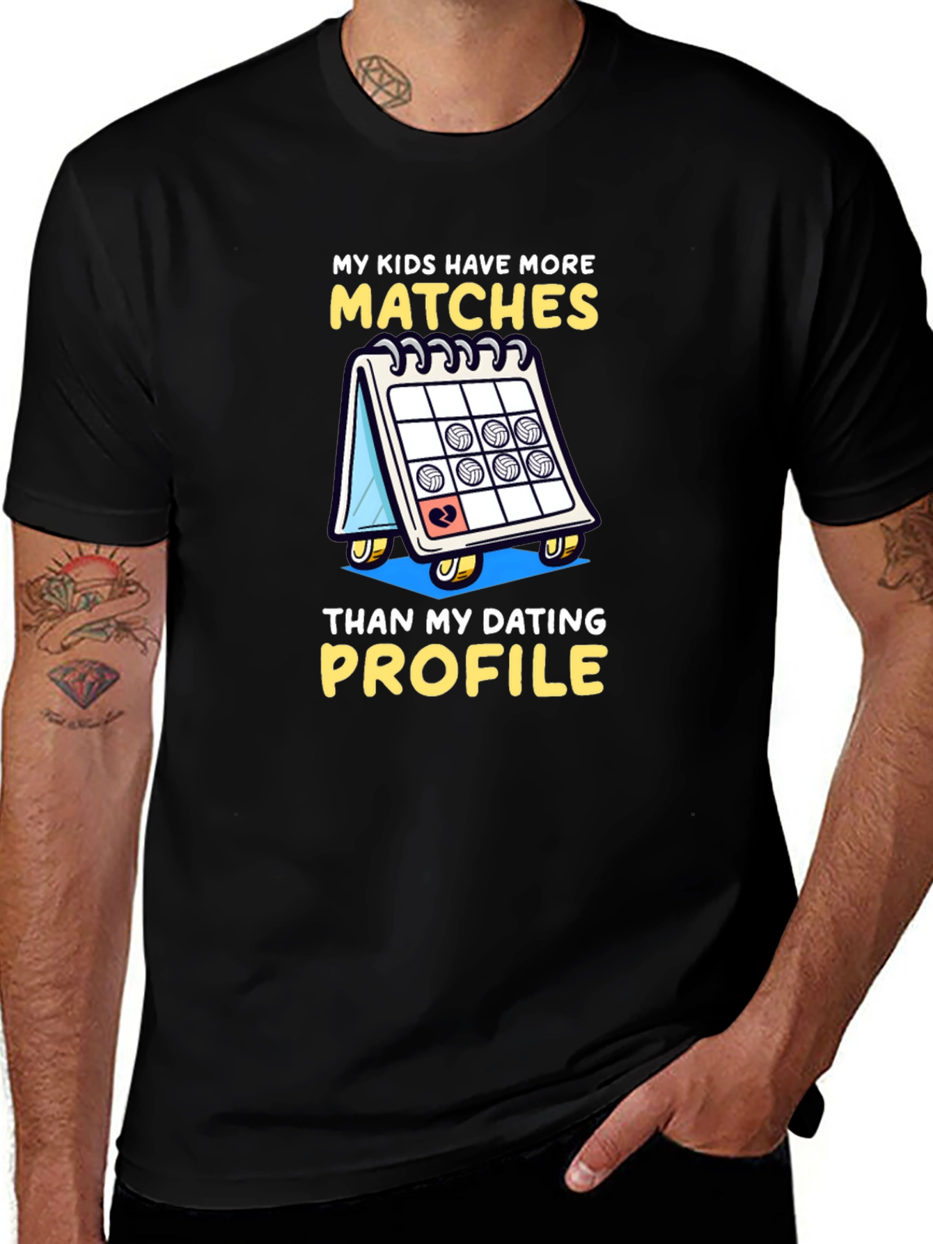 Funny Volleyball Dad T-Shirt - More Matches
