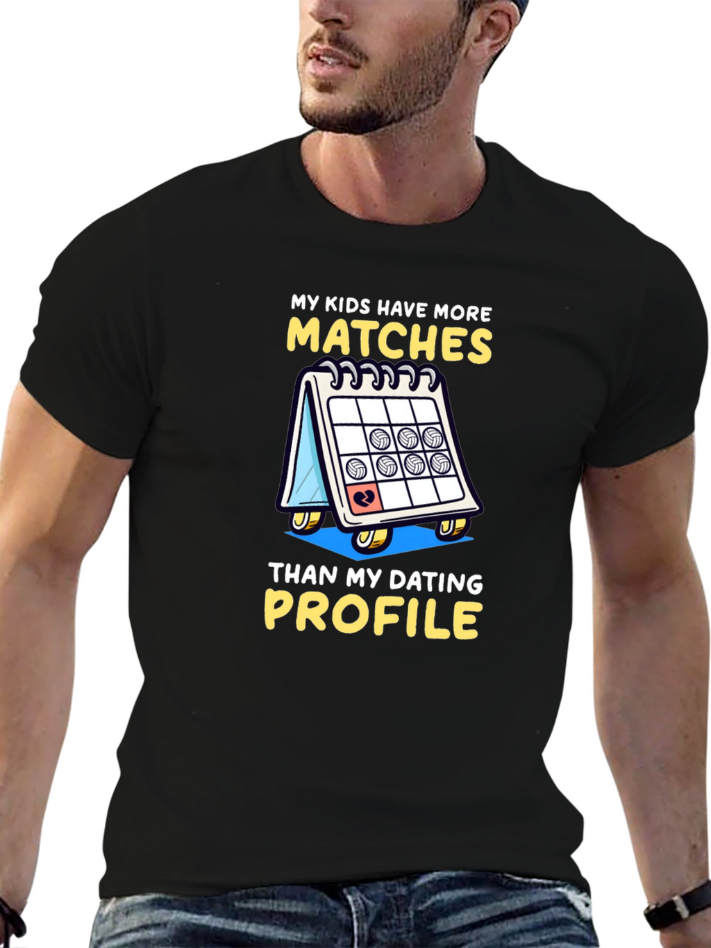 Funny Volleyball Dad T-Shirt - More Matches