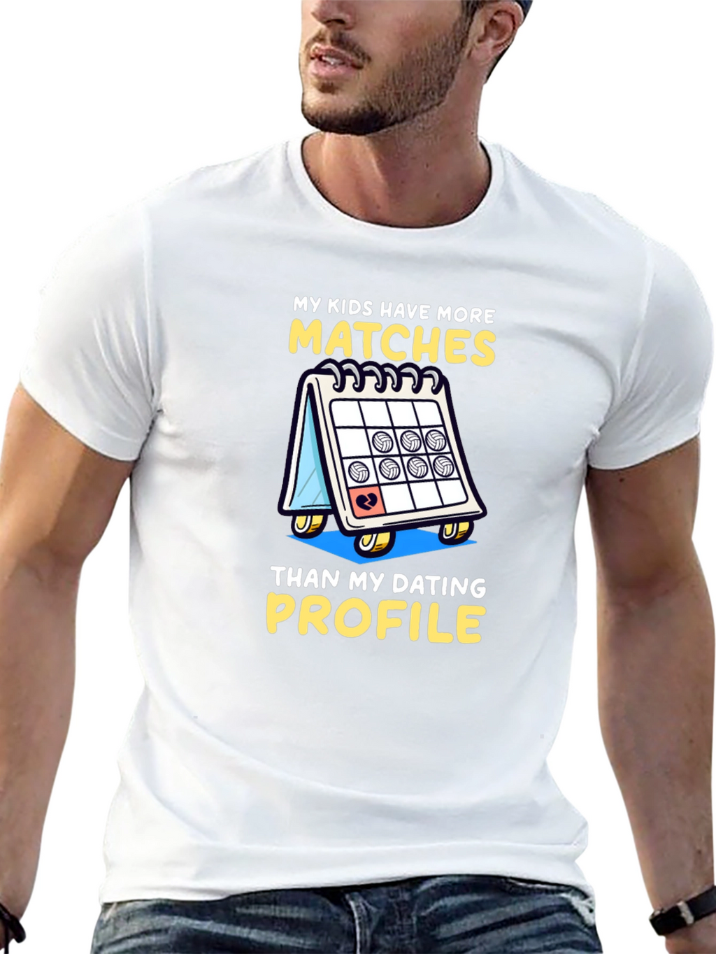 Funny Volleyball Dad T-Shirt - More Matches