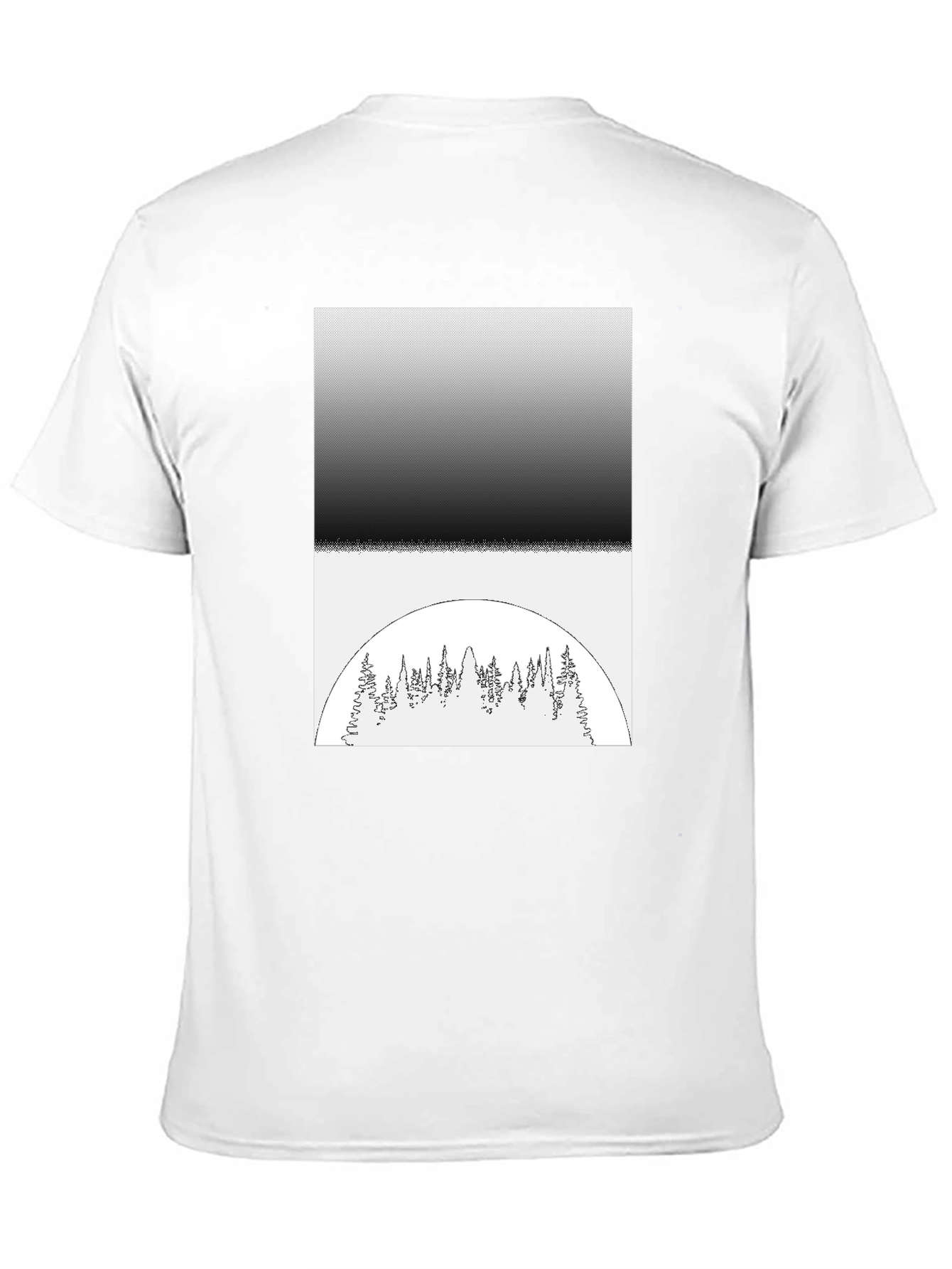 Monochrome Forest Graphic Tee