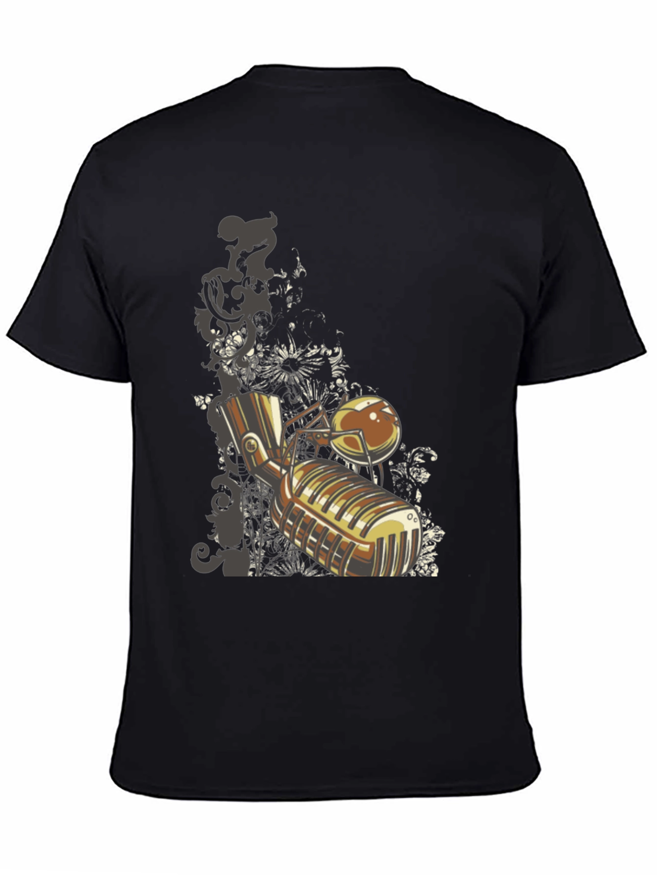 Vintage Microphone Graphic Tee - Music Lovers T-Shirt