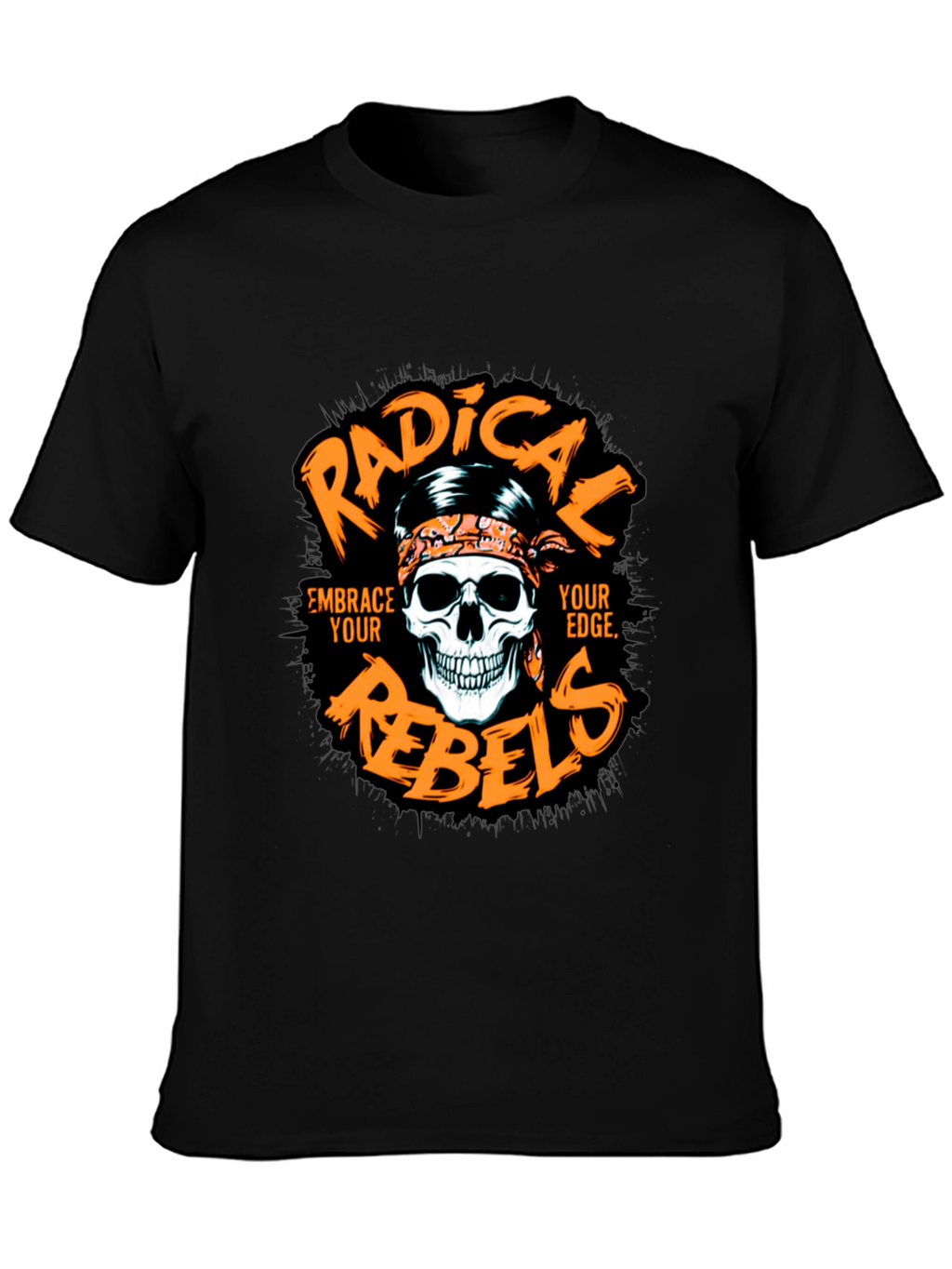 Radical Rebels Graphic Print Black T-Shirt