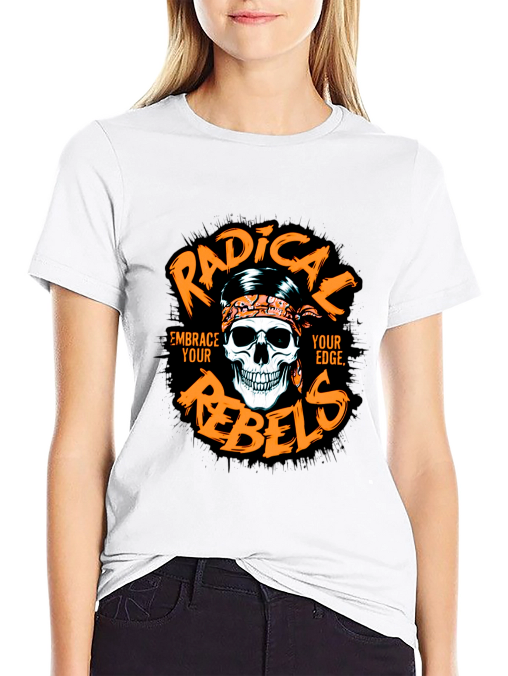 Radical Rebels Graphic Print Black T-Shirt