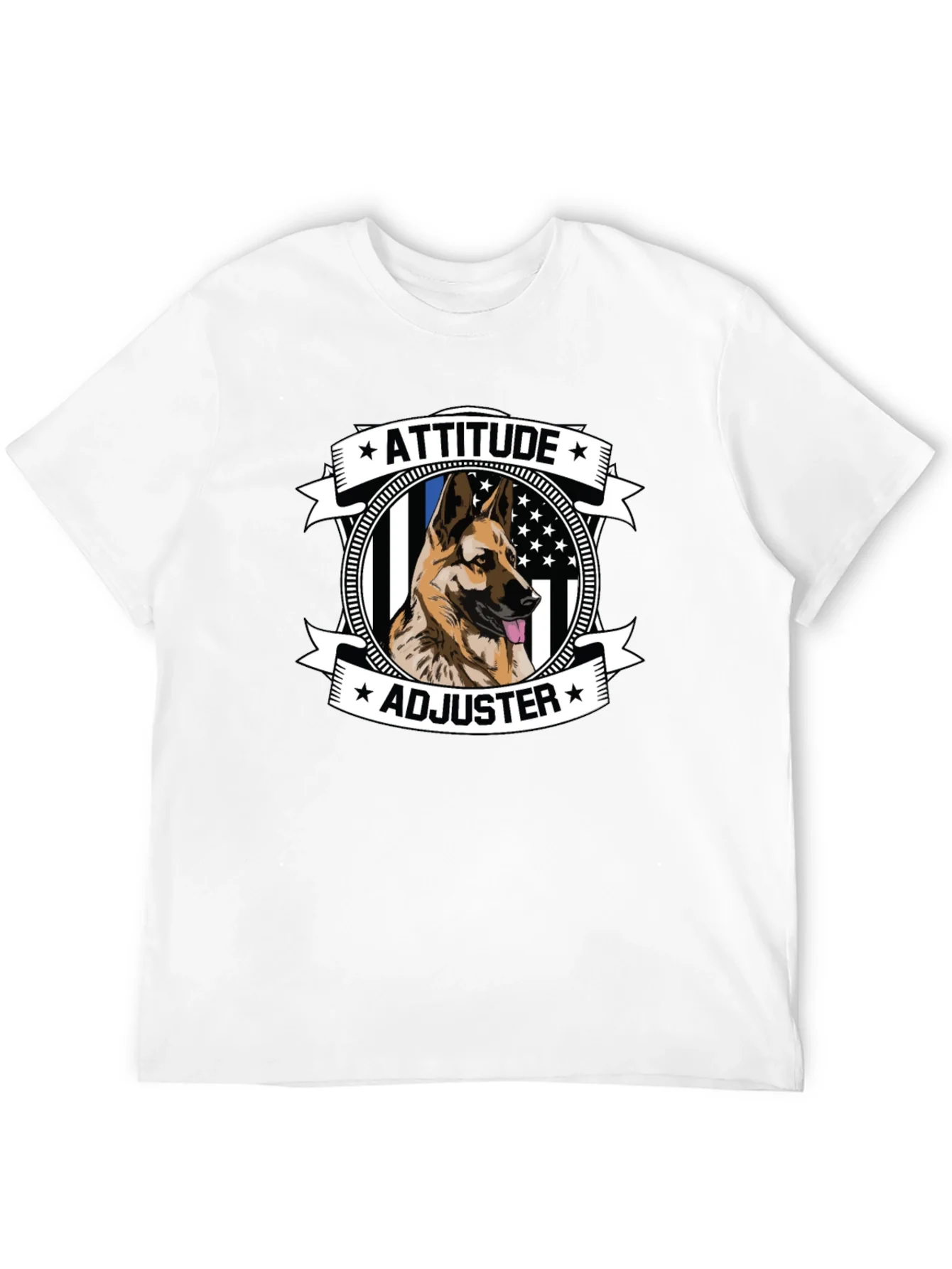 Attitude Adjuster German Shepherd T-Shirt