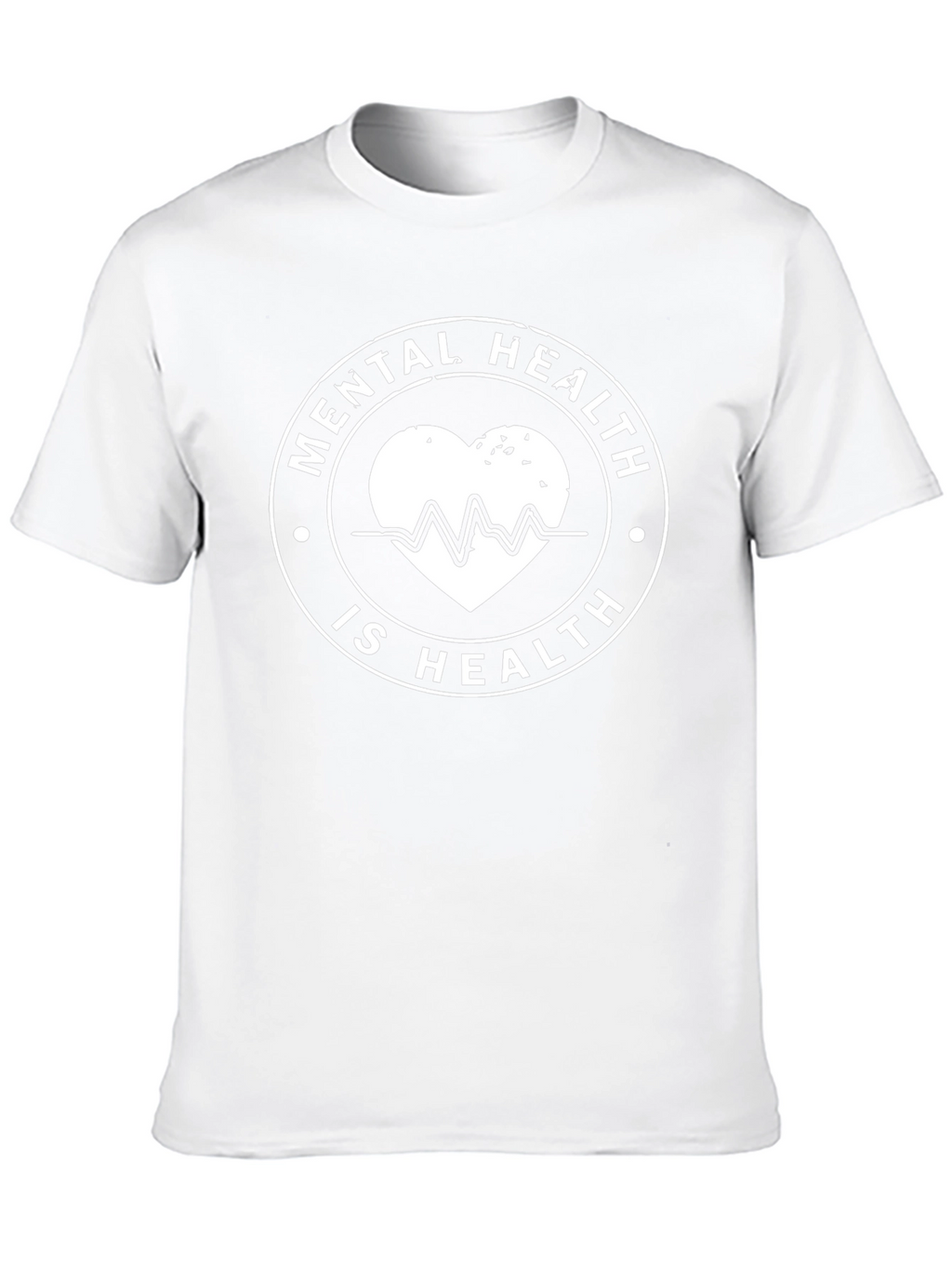 Mental Health is Health Black Graphic T-Shirt