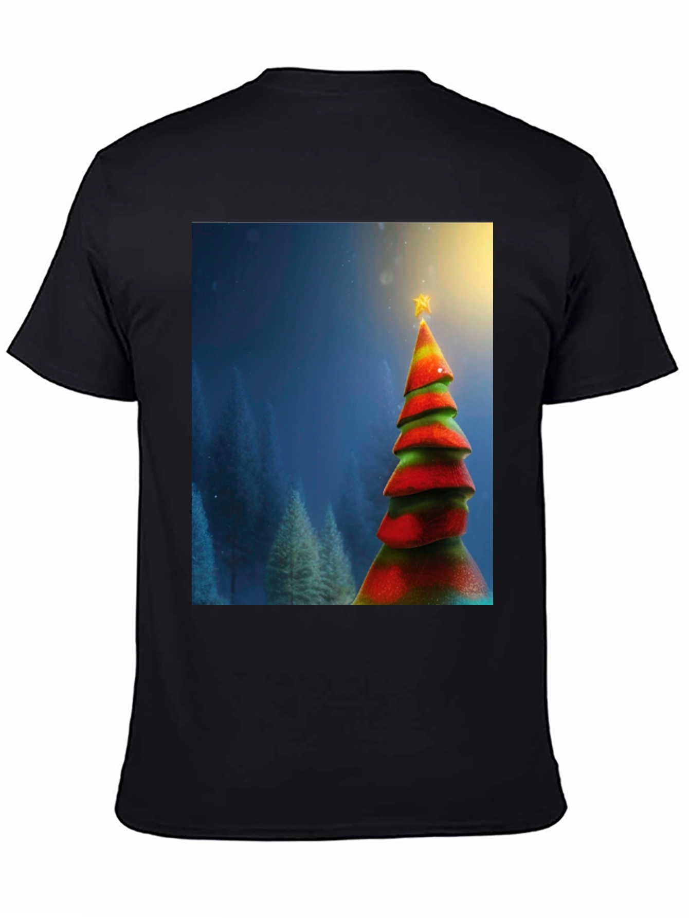 Festive Christmas Tree Graphic Tee