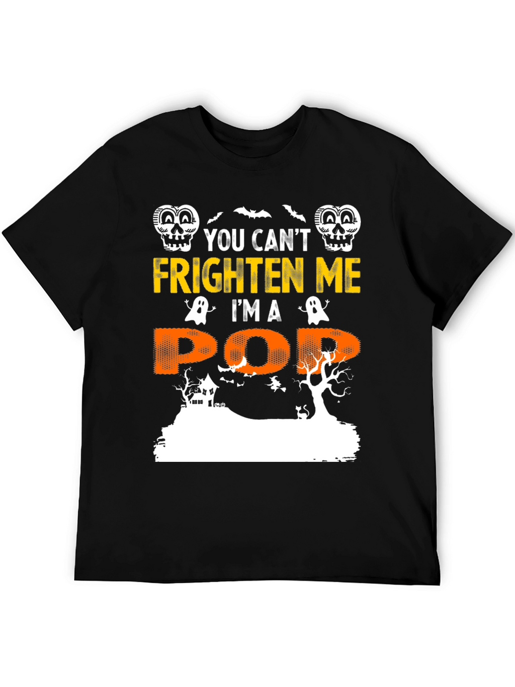 Halloween Pop T-Shirt - You Cant Frighten Me