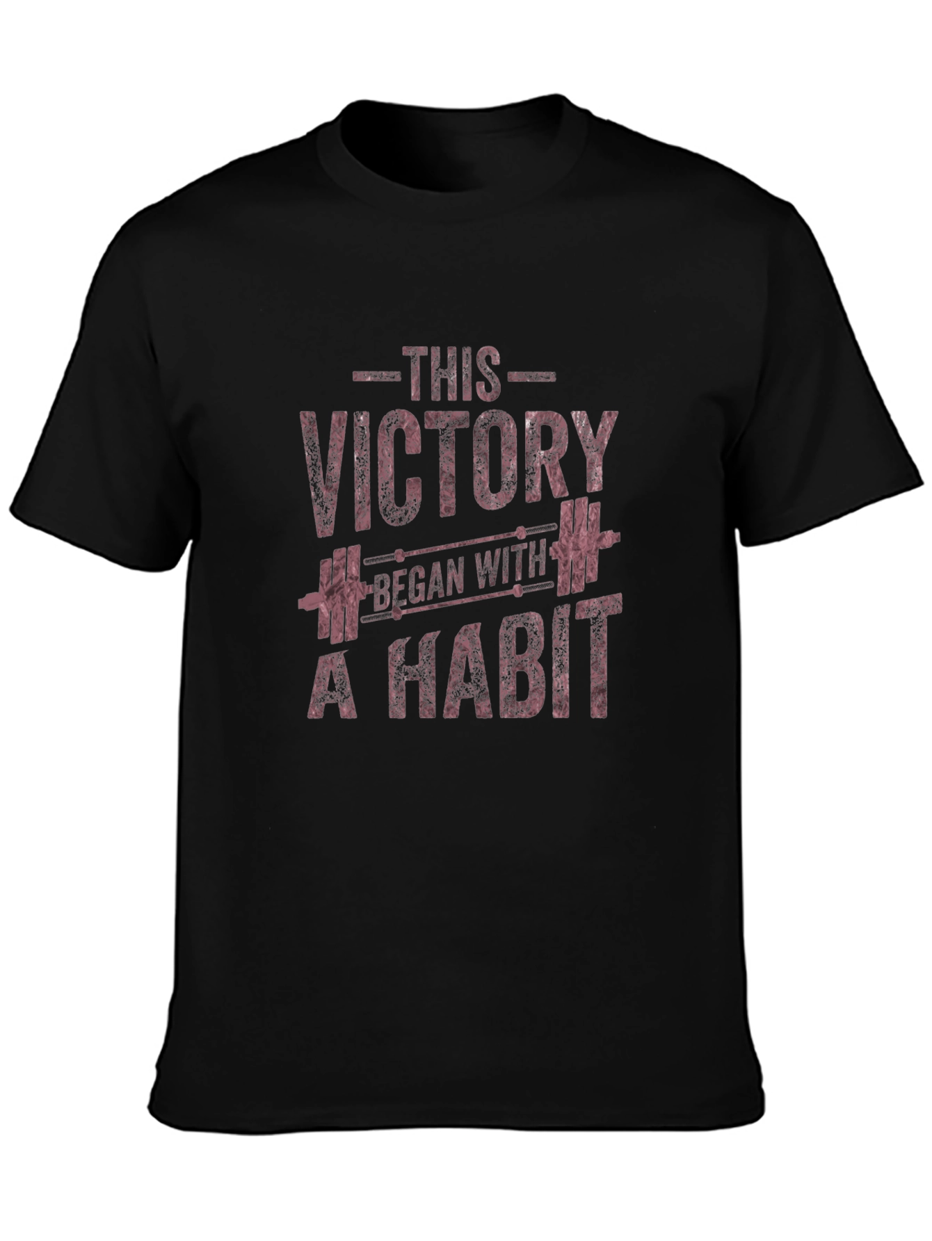 Victory Habit Graphic Tee - Motivational Workout Shirt