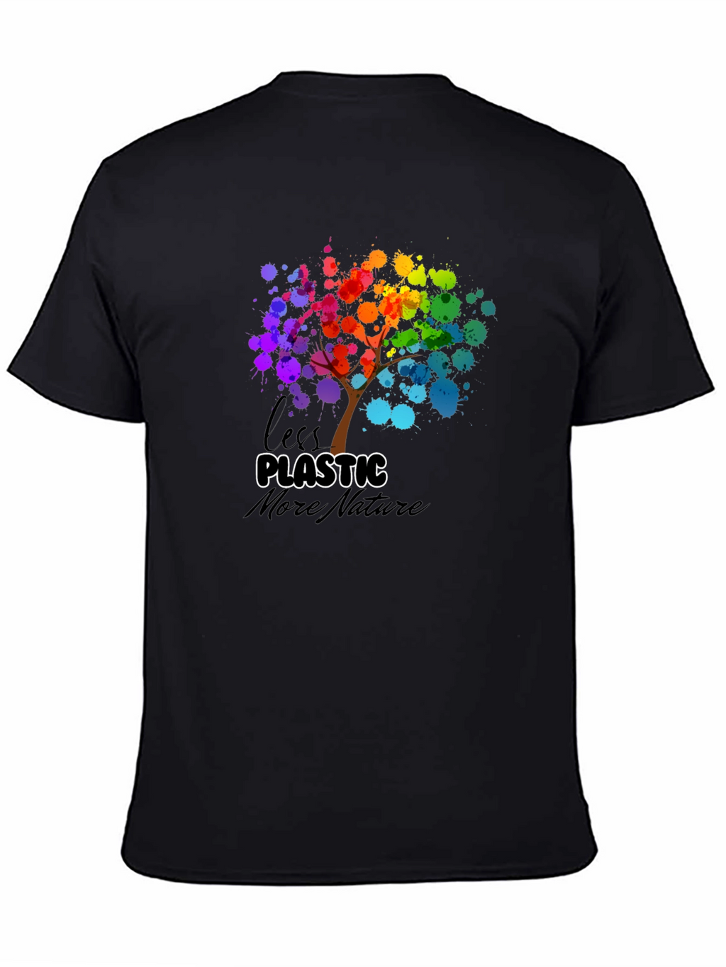 Eco-Friendly Less Plastic More Nature Graphic Tee