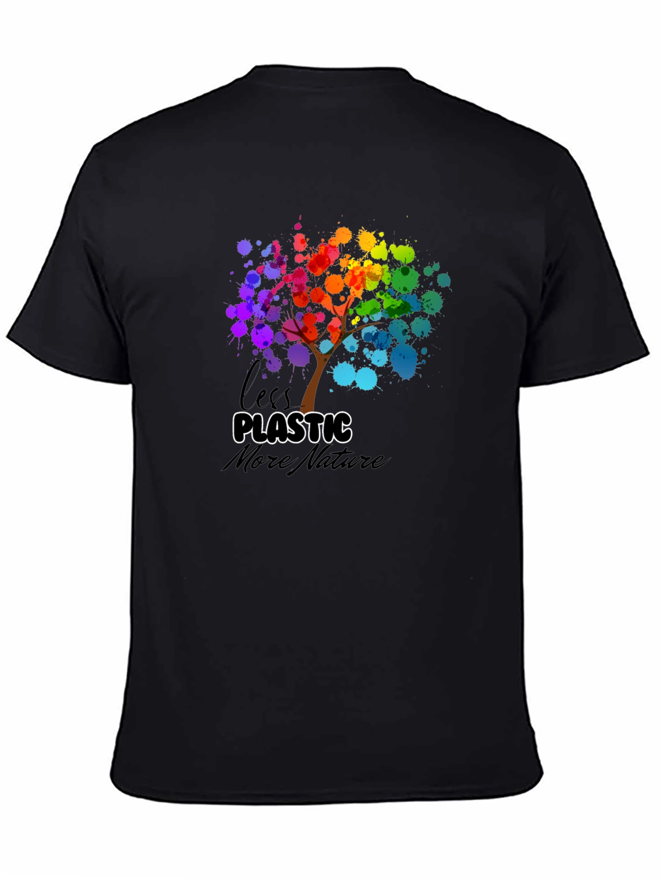 Eco-Friendly Less Plastic More Nature Graphic Tee