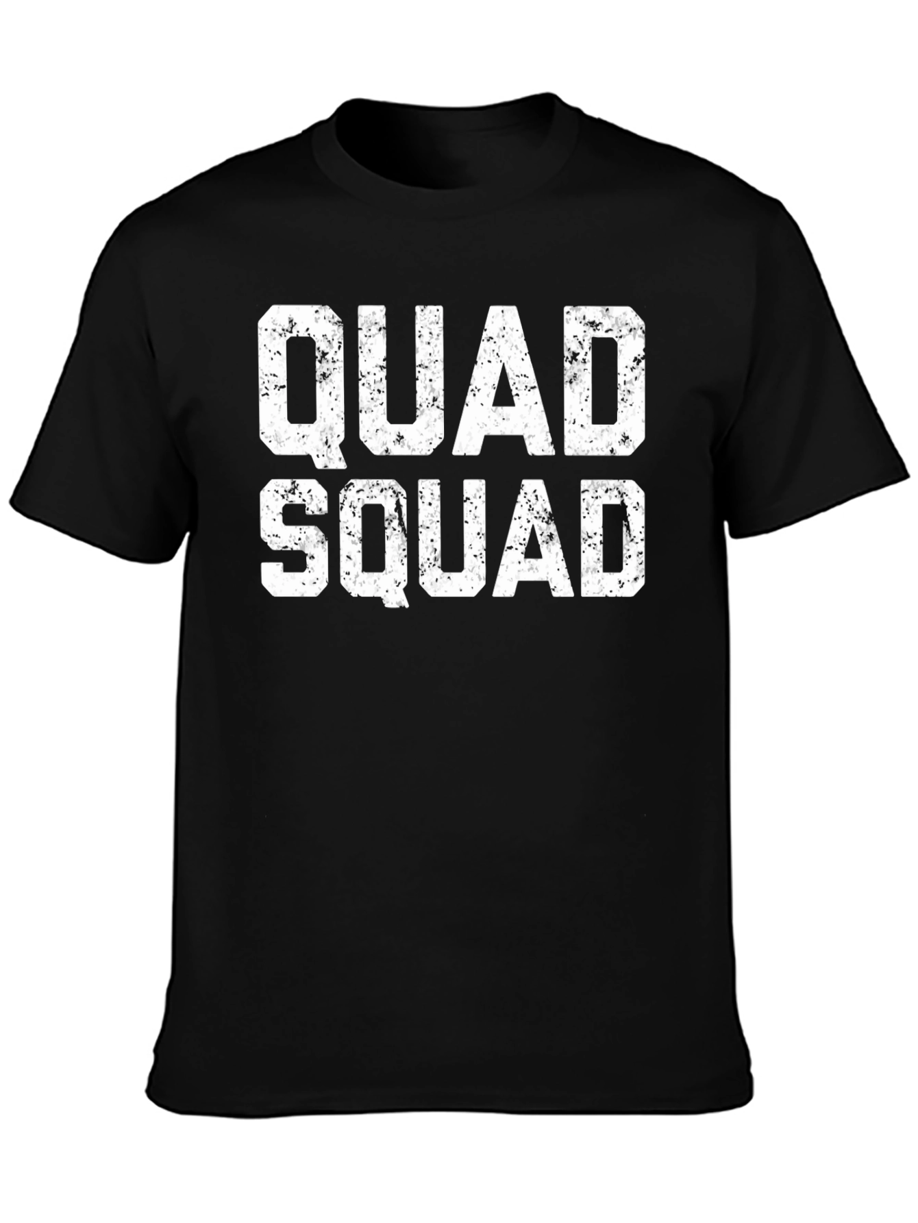 Quad Squad Black Graphic Tee