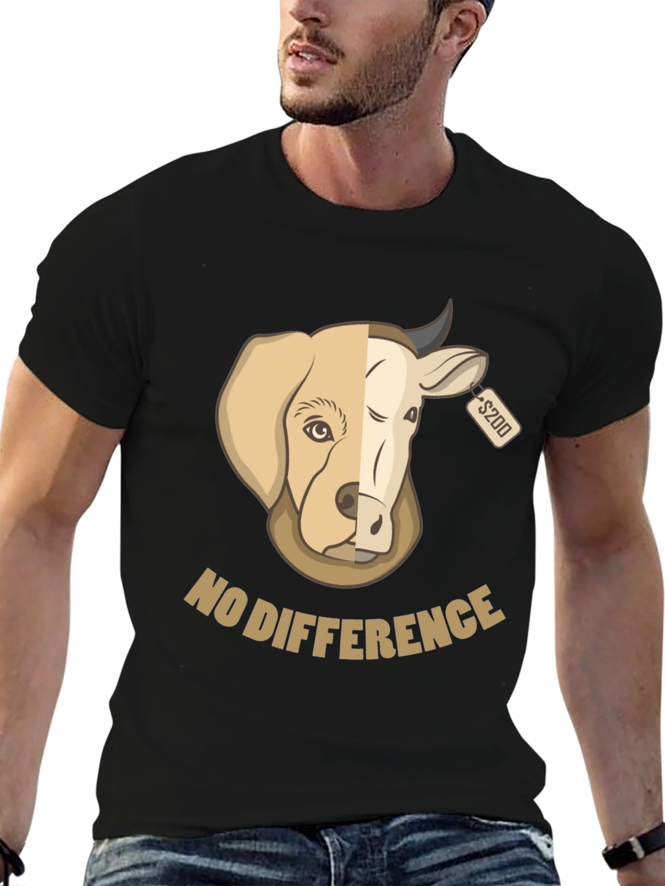 No Difference T-Shirt: Vegan Awareness Apparel