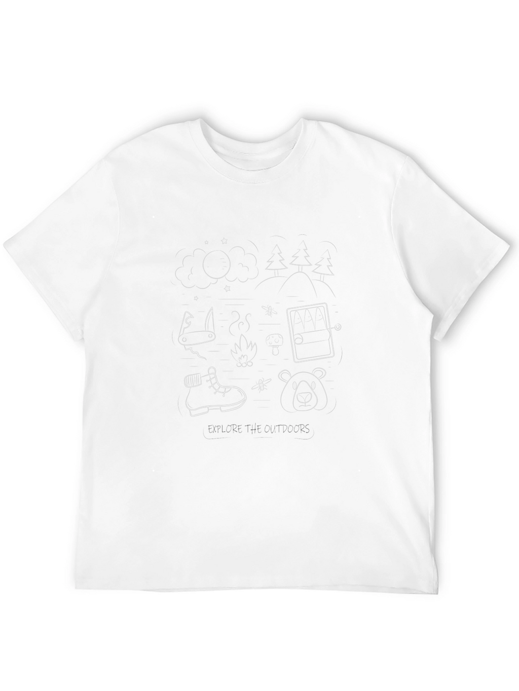 Explore Outdoors Graphic Tee - Black