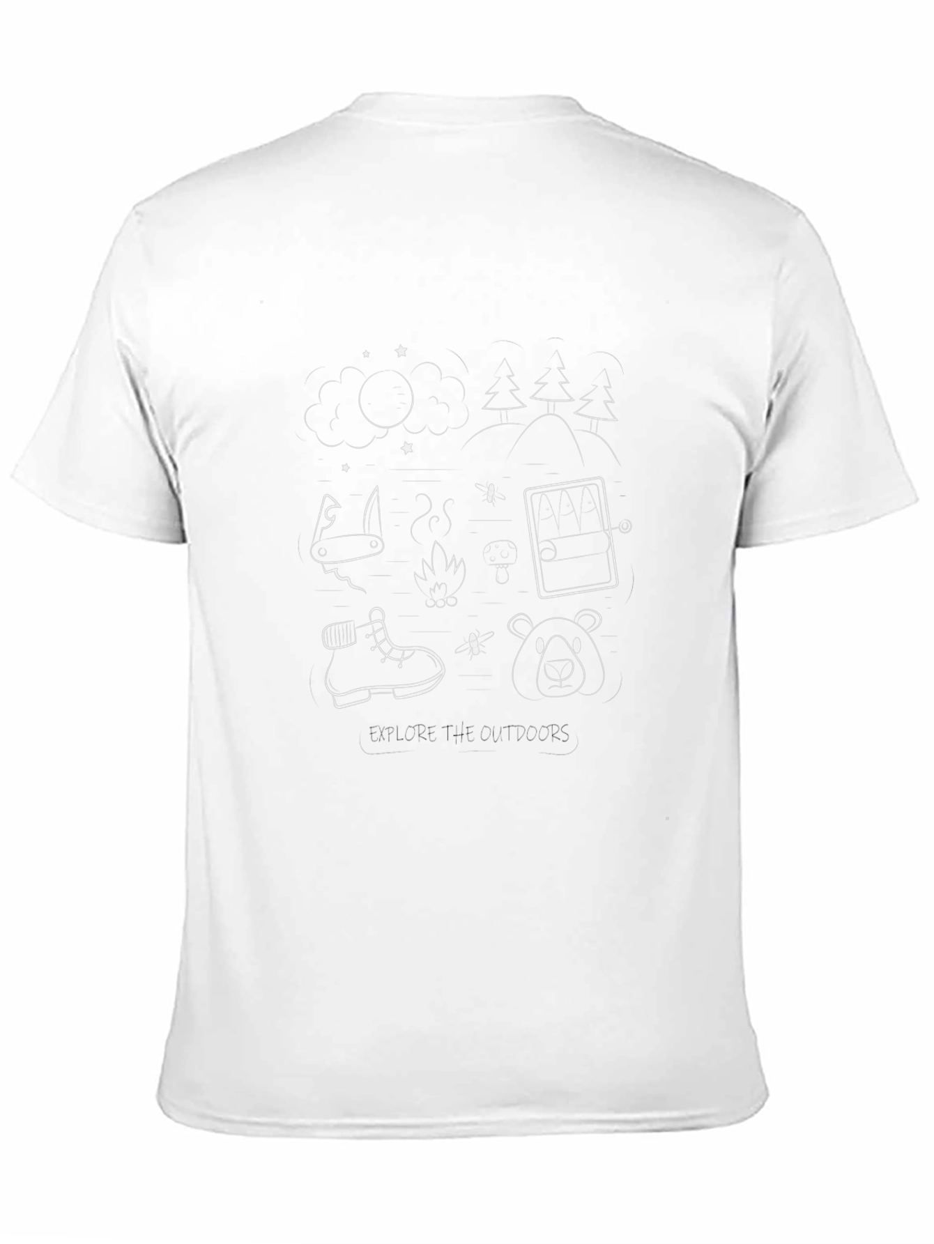 Explore Outdoors Graphic Tee - Black