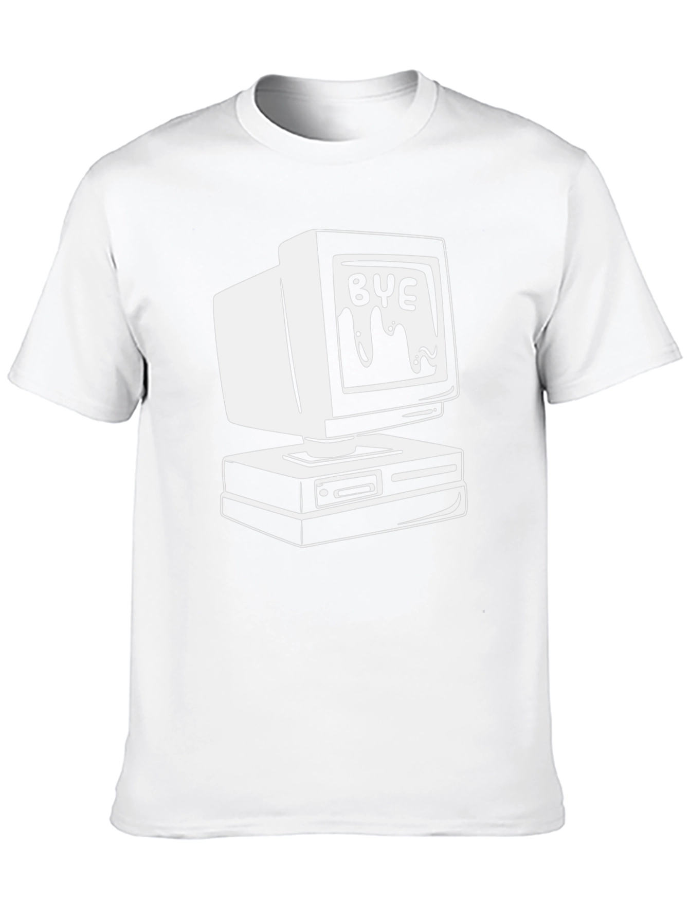 Retro Bye Computer Graphic Tee