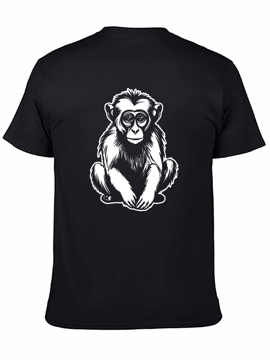 Cool Monkey Graphic Black T-Shirt