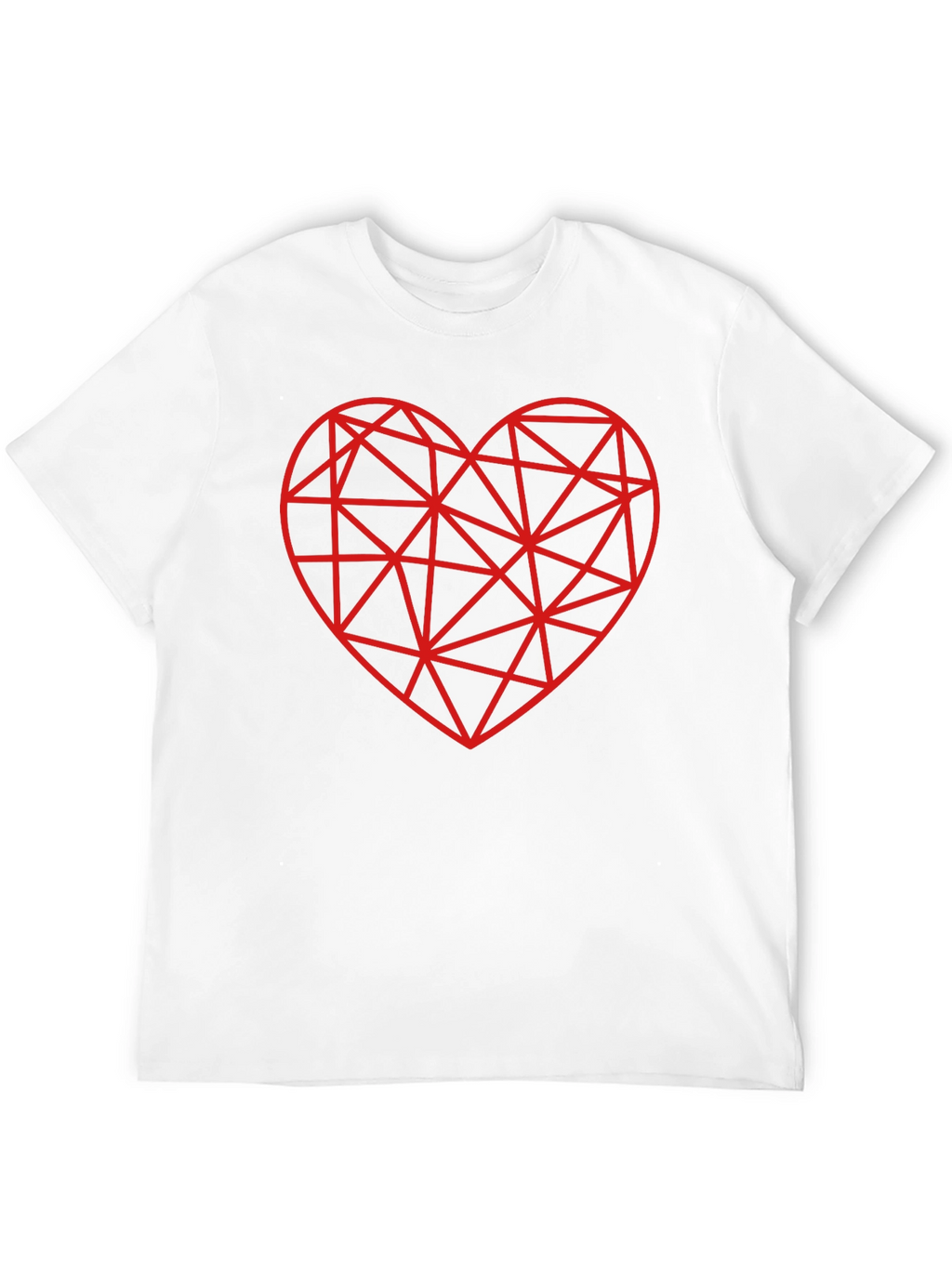 Geometric Heart T-Shirt - Modern Love Tee