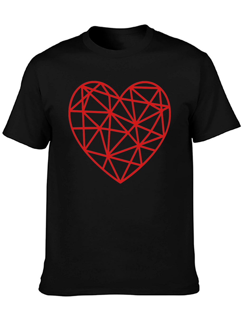 Geometric Heart T-Shirt - Modern Love Tee