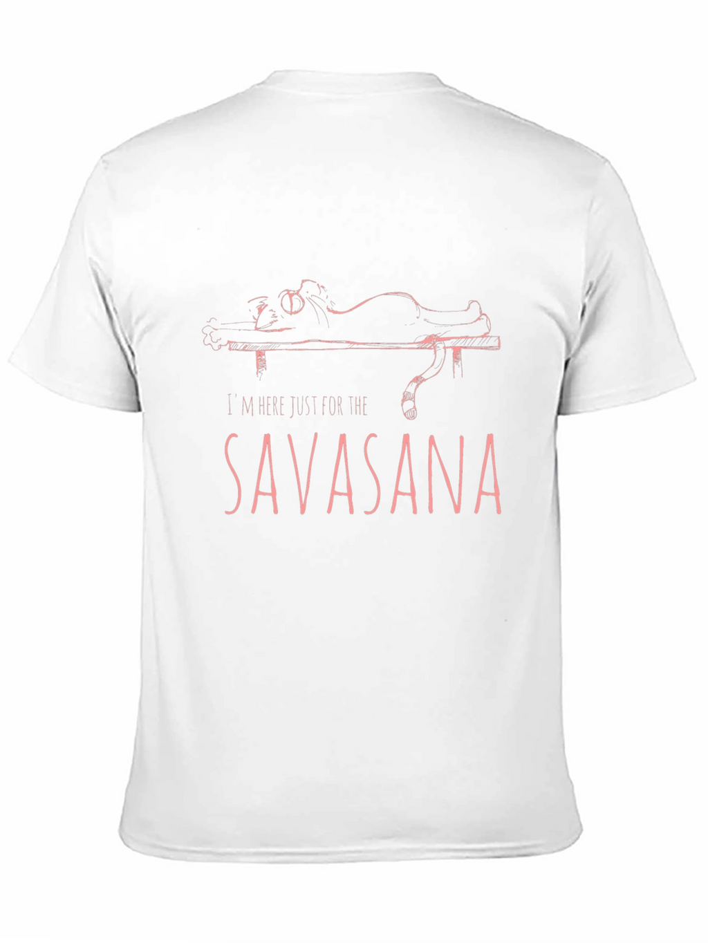 Savasana Yoga Cat Graphic T-Shirt