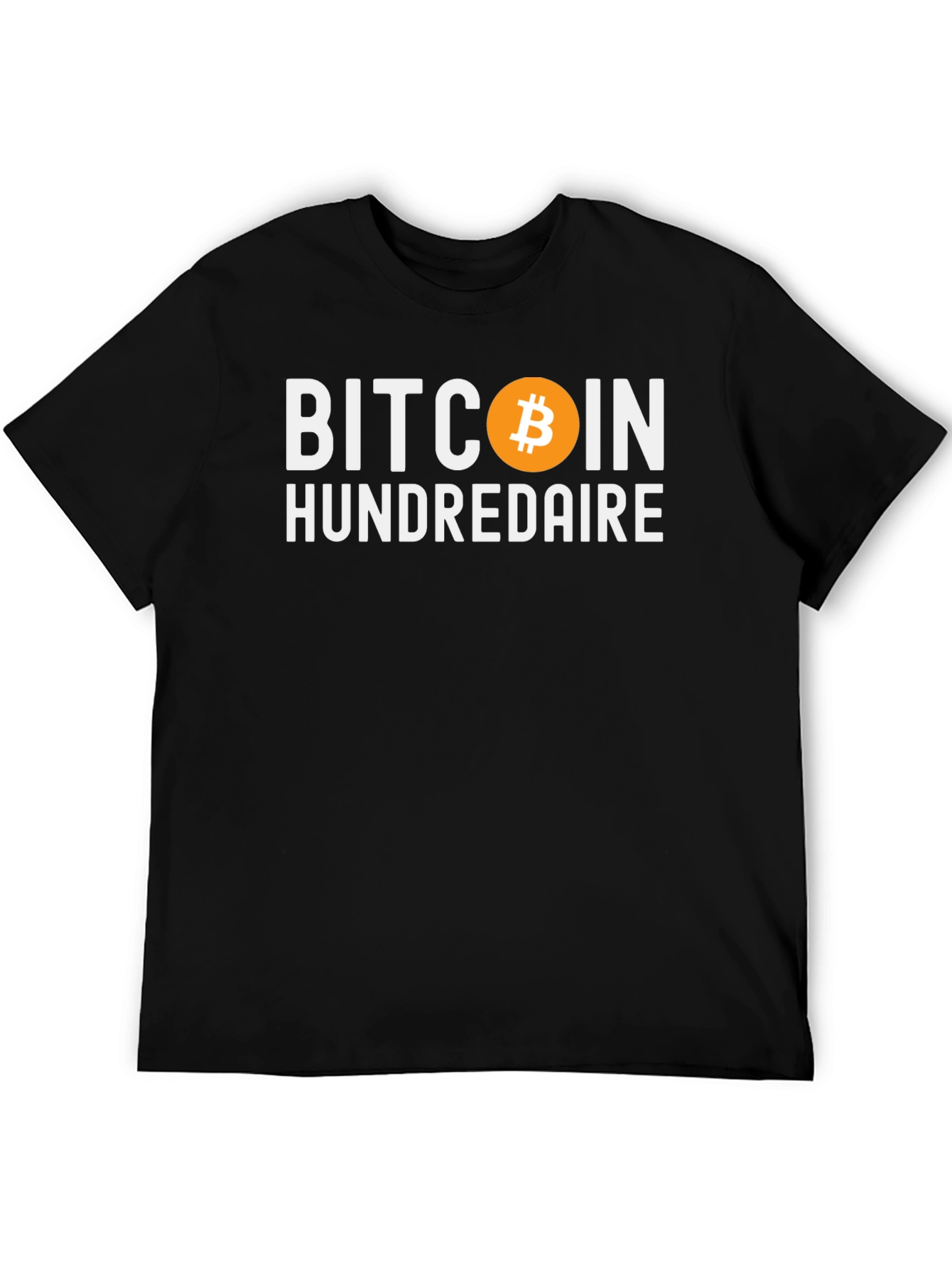 Bitcoin Hundredaire Black T-Shirt Crypto Tee